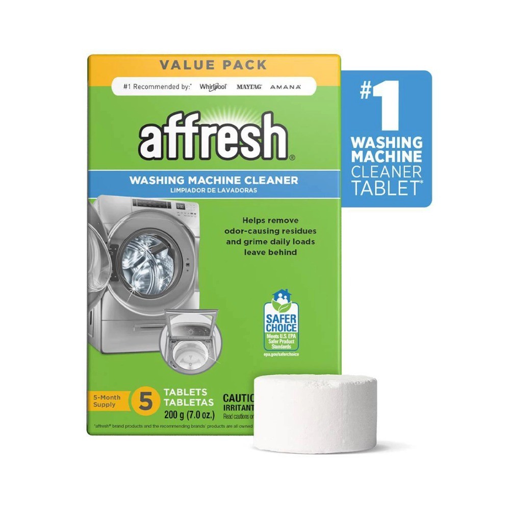 Affresh Washing Machine Cleaner – 5ct: High Efficiency, Odor Control