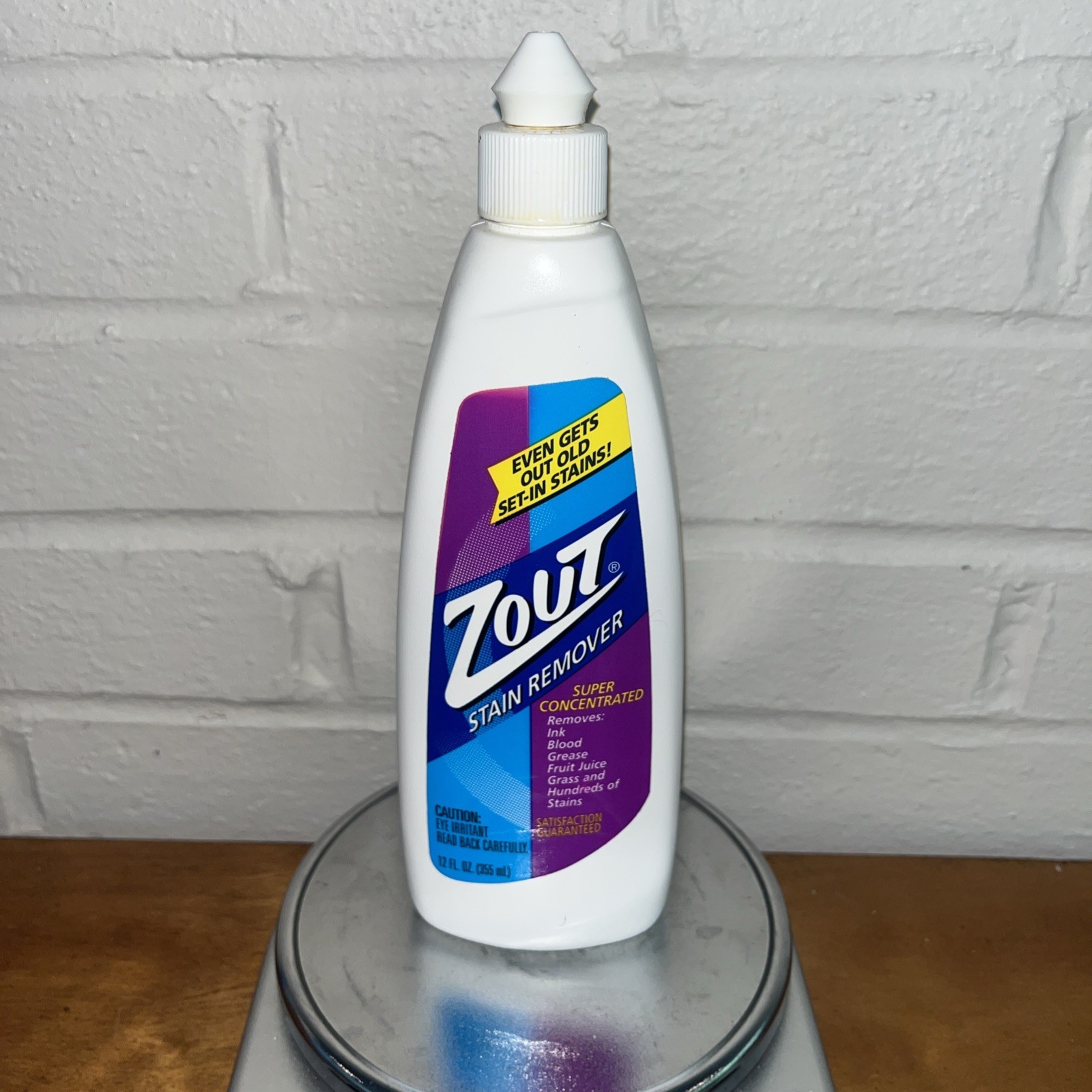 Zout Stain Remover Super Concentrated Original Formula 12oz Older Version