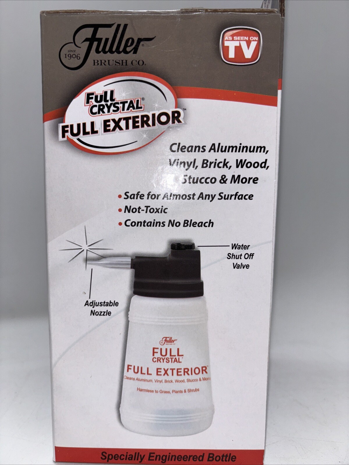 FULLER BRUSH FULL CRYSTAL EXTERIOR HOME OUTDOOR SURFACE WASHING CLEANING SYSTEM