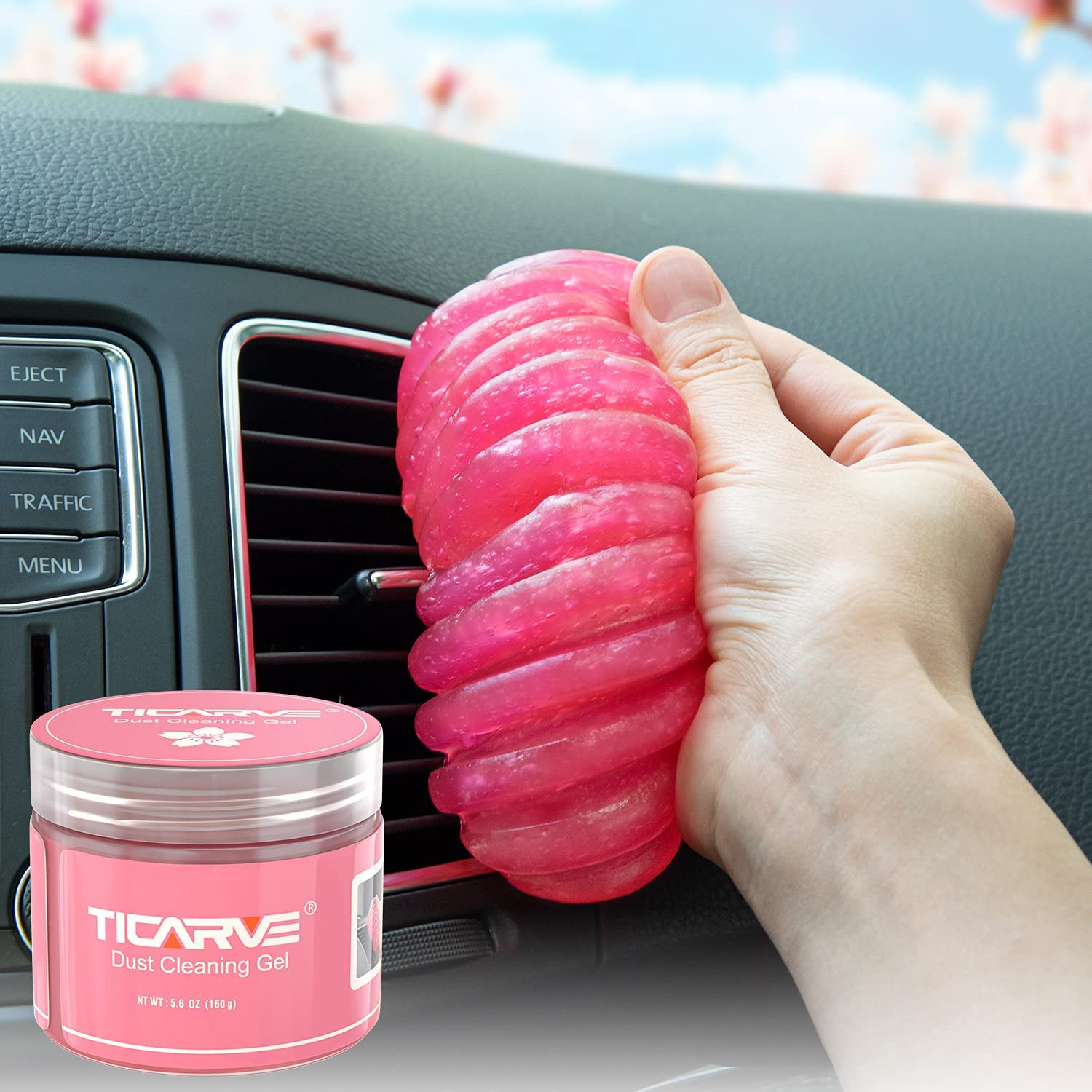 Car Cleaning Gel Putty – Interior Cleaner & Detailing Tool 5.6 Oz