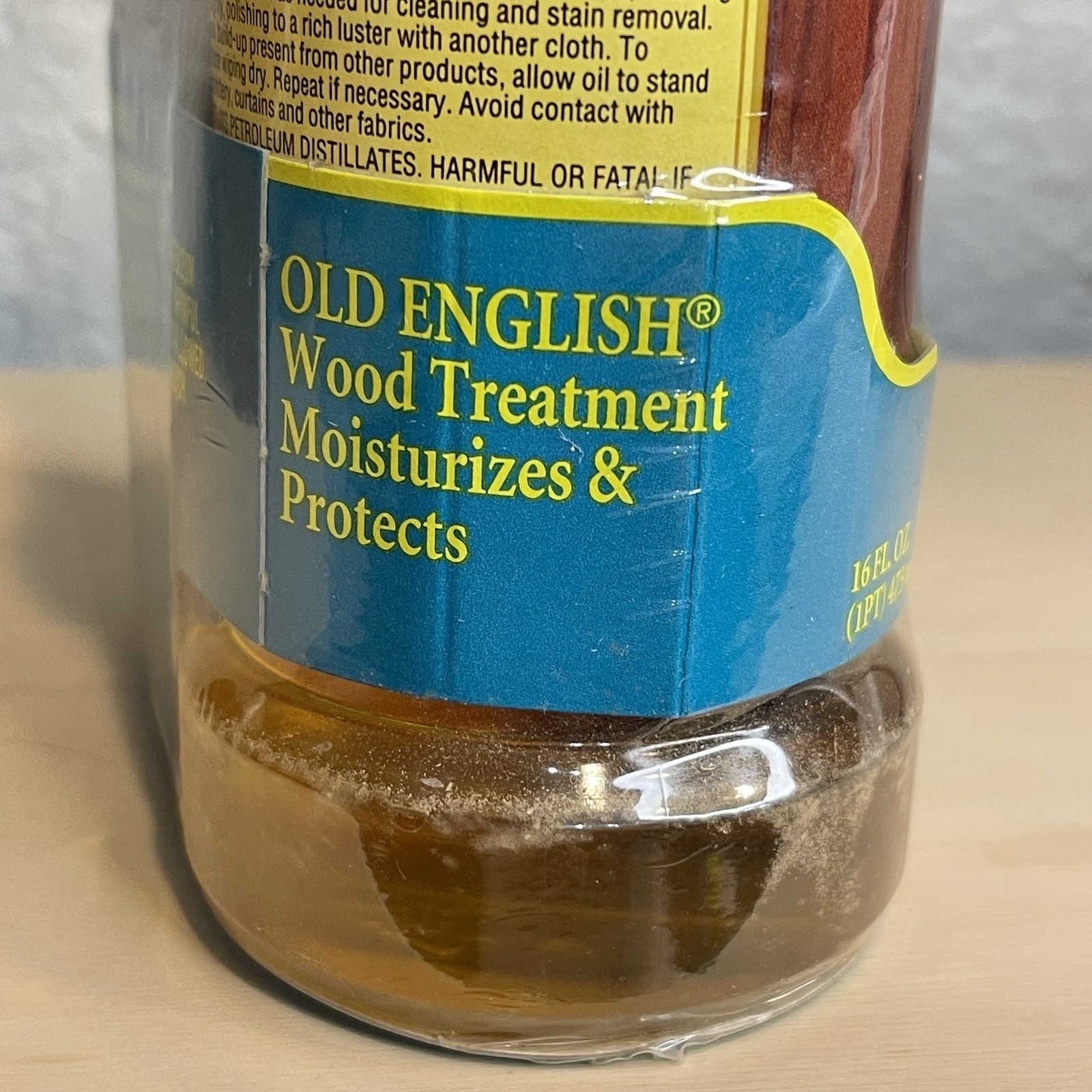 Vintage 1990s Old English Lemon Furniture Polish Aerosol Spray & Liquid Wood Oil