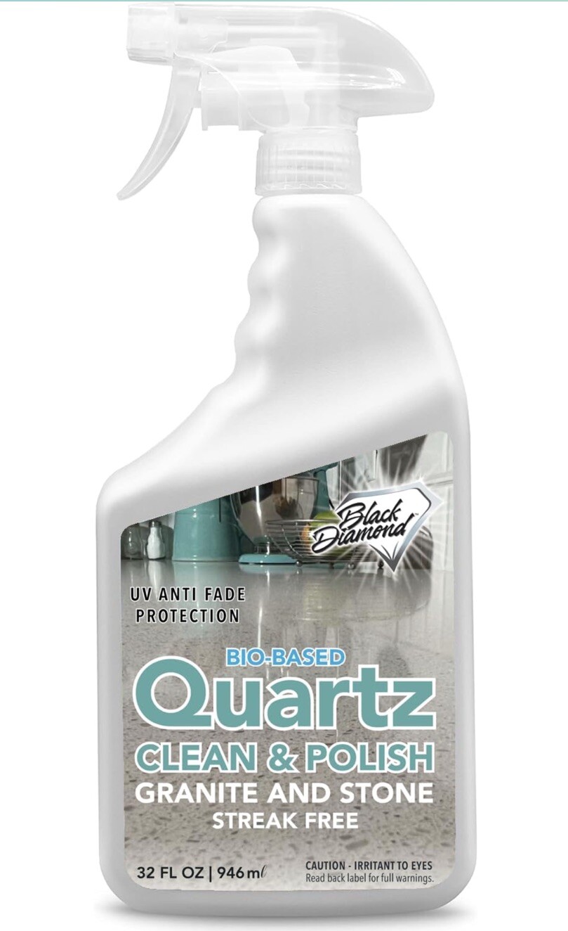 Daily Spray & Shine Quartz Countertop Cleaner & Polish~UV Anti-Fade~32oz