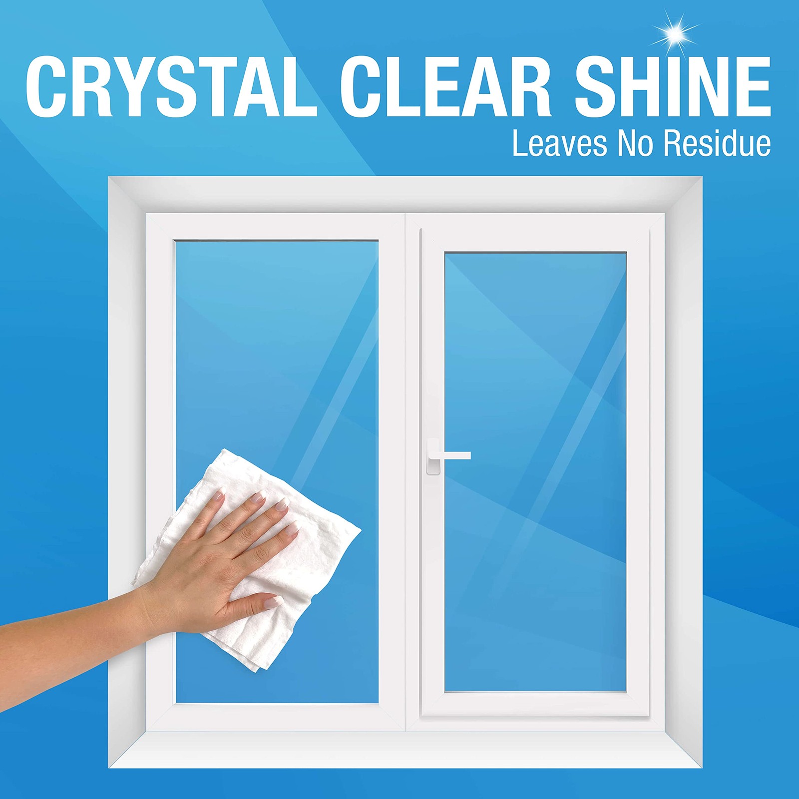 for Glass, Disposable and Streak Free Cleaning Wipes for Mirrors, Windows, Ki…