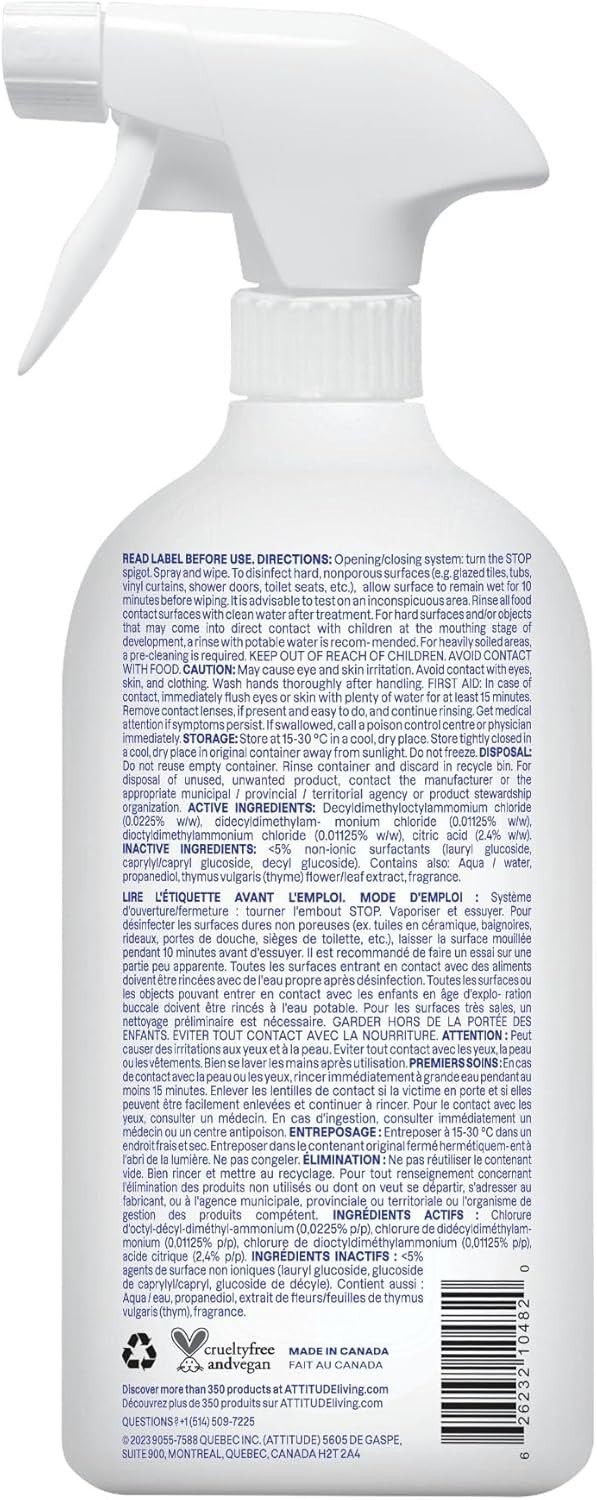 Gentle & Streak-Free Fruit & Veggie Cleaner – 27.1 Fl Oz Eco-Conscious Wash