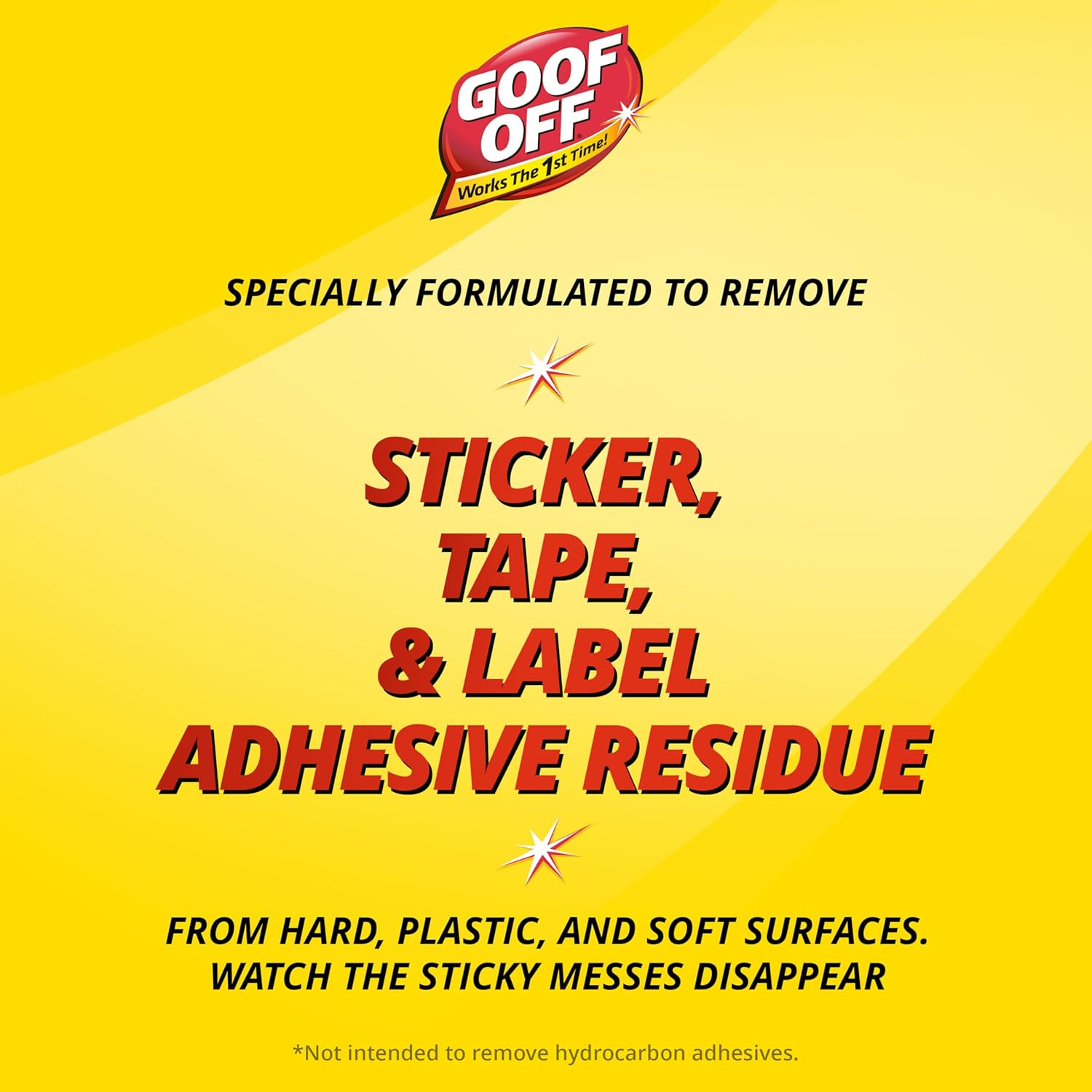 Adhesive Gunk Remover, 8 Fl. Oz., Removes Stickers, Glue, Labels, Tape Residue a