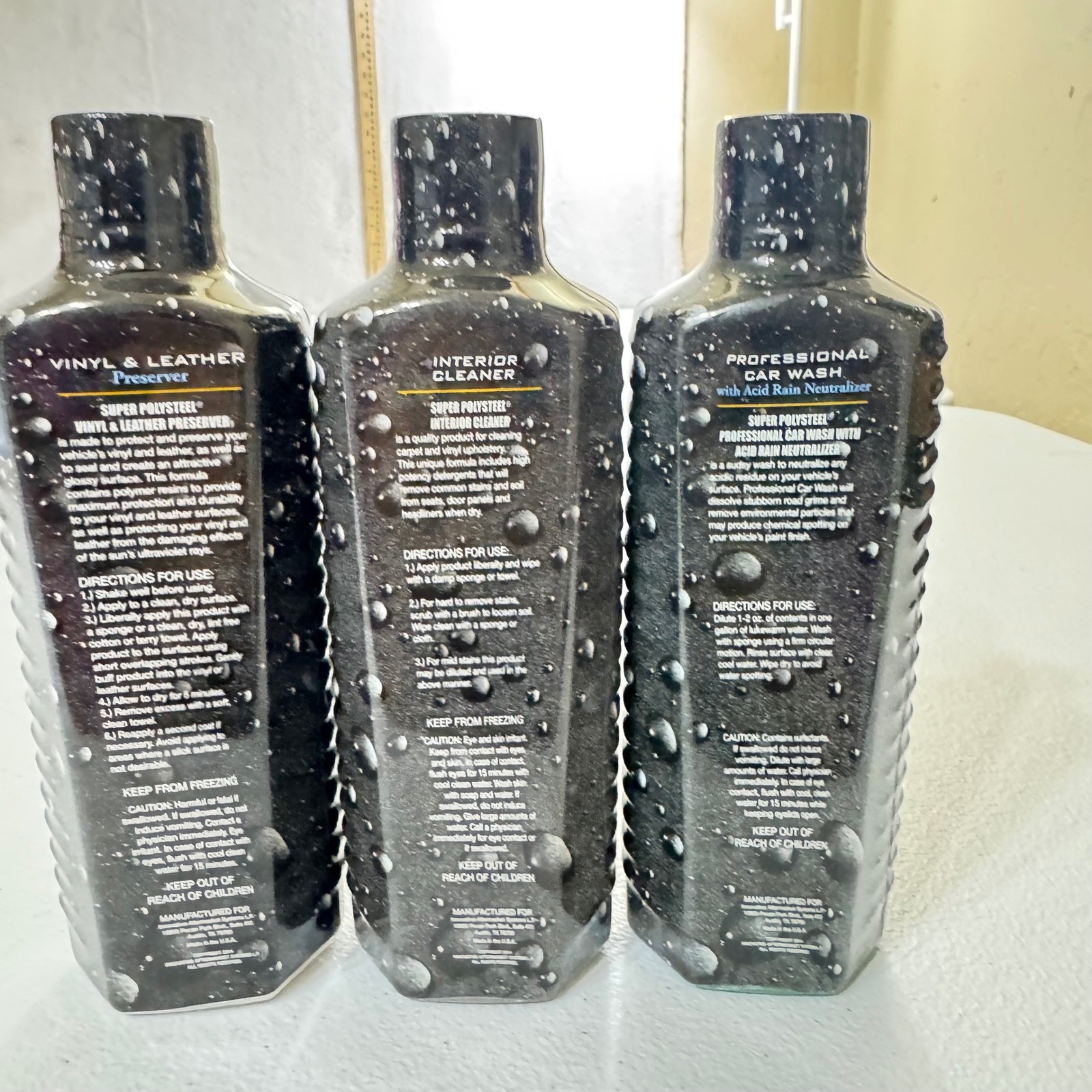 3* SUPER POLYSTEEL Professional Series Vehicle Maintenance and Care Products