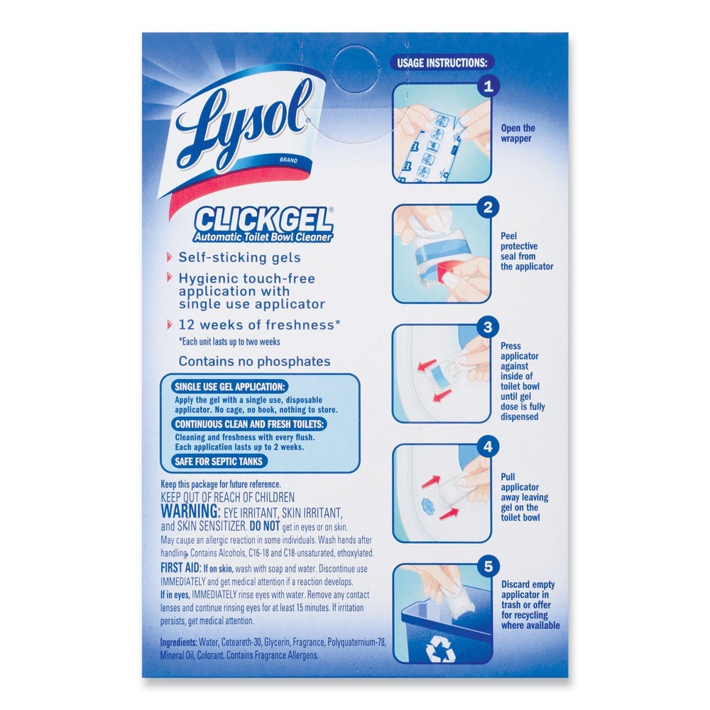 LYSOL Brand 89059CT Automatic Toilet Bowl Cleaner – Ocean Fresh (24/CT) New