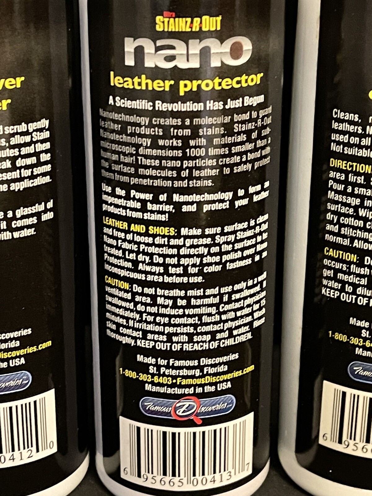 Ultra Stainz R Out Leather Care Line 3 Piece Kit NEW Rare and HTF