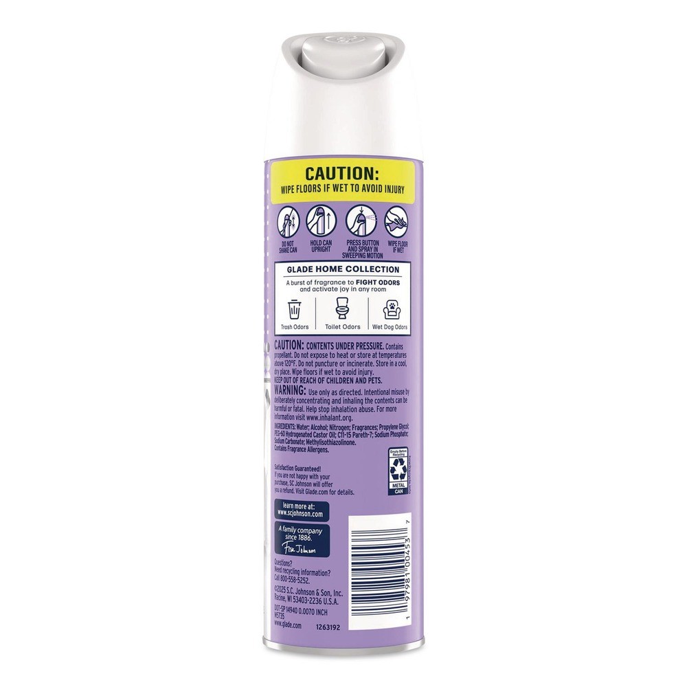 Glade 391403 7.3 oz Air Freshener – Lavender (6/Carton) New