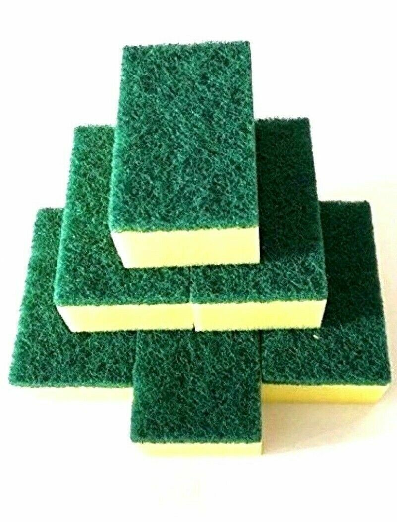6 Pcs Per Pack Shining Non-Scratch Kitchen Sponge Scrubber Sponges Dish Washing