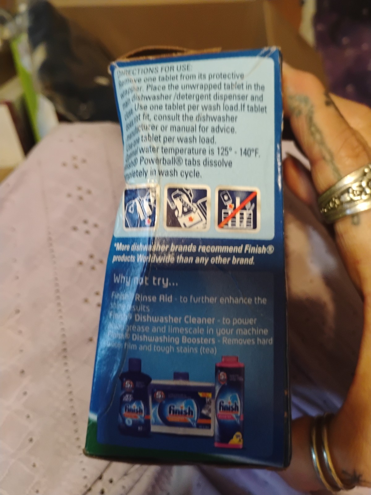 Finish Powerball Supercharged Fresh Scent Dishwasher Tablets 20ct