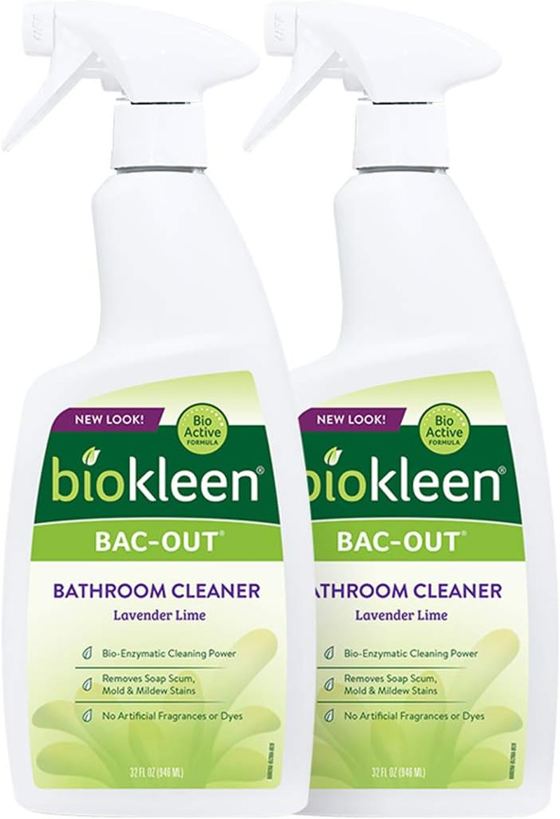 Biokleen Bac-Out Natural Bathroom Cleaner – 2 Pack – Enzyme Professional Strengt