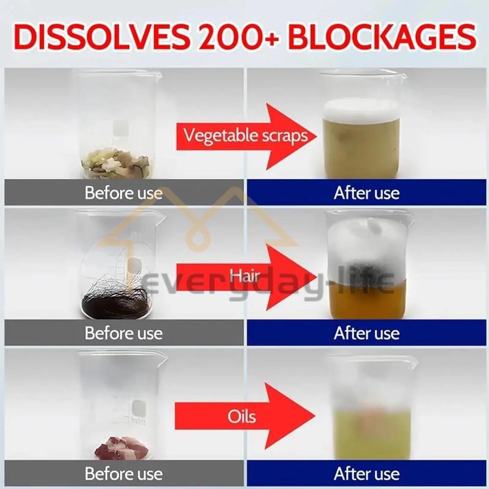 NUAN 300g Sink & Drain Cleaner Powerful Pipeline Dredging Agent Agent Unblocker