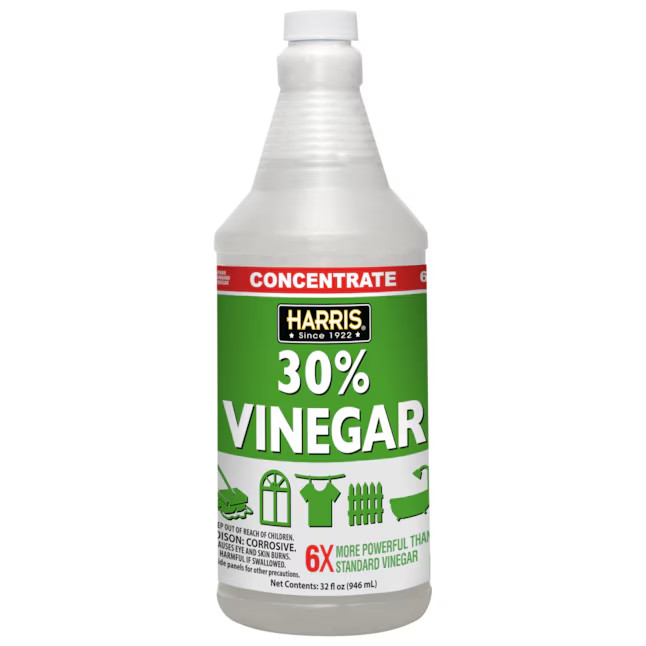 SALE- 8 PACK- Harris Multi-Use 30 Percent Concentrated 32 -fl oz Vinegar Liquid
