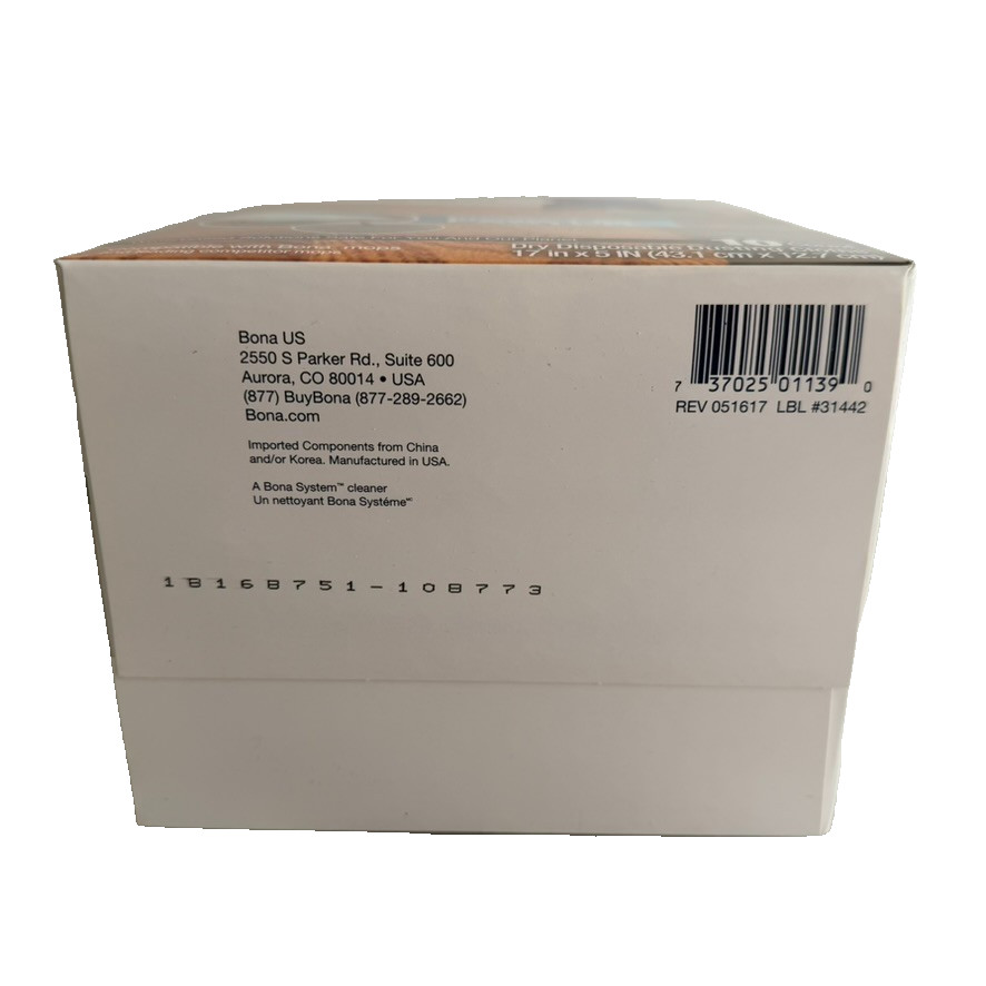 Bona Hard Surface Floor Disposable Dry Dusting Pads NEW (10-Pack) Discontinued