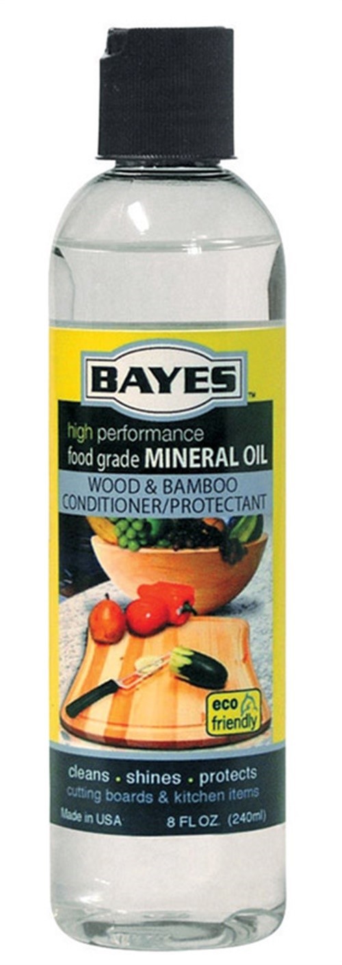 Bayes 160 Clear Wood Bamboo Protectant Mineral Oil 8 oz. (Pack of 6)
