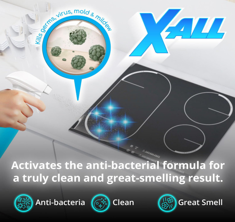 Multi-Purpose Cleaner Spray Bottle with 5 Cleaning Tablets Refill