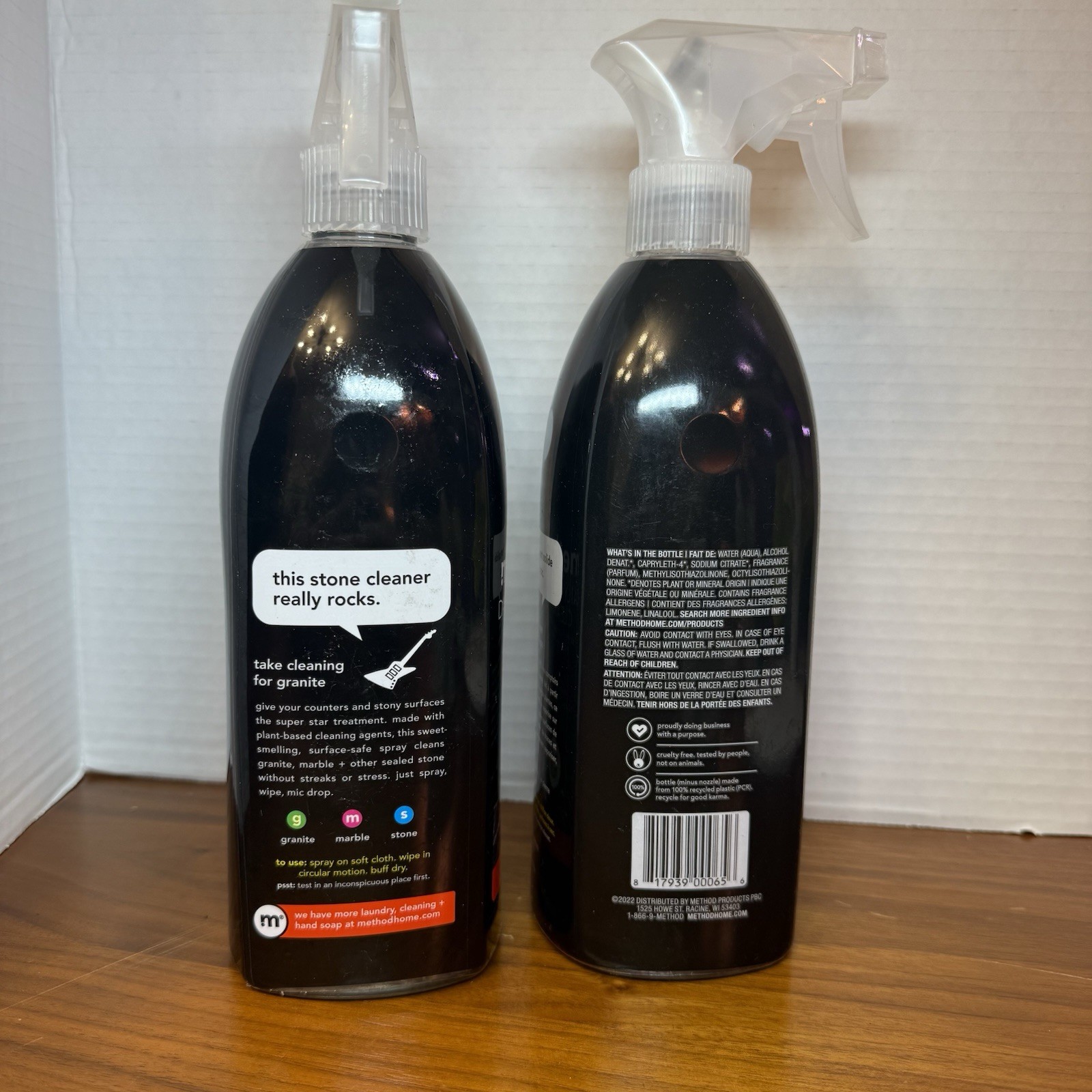 2 Method Daily Granite Cleaner Spray, Apple Orchard, Plant-Based Cleaning NEW