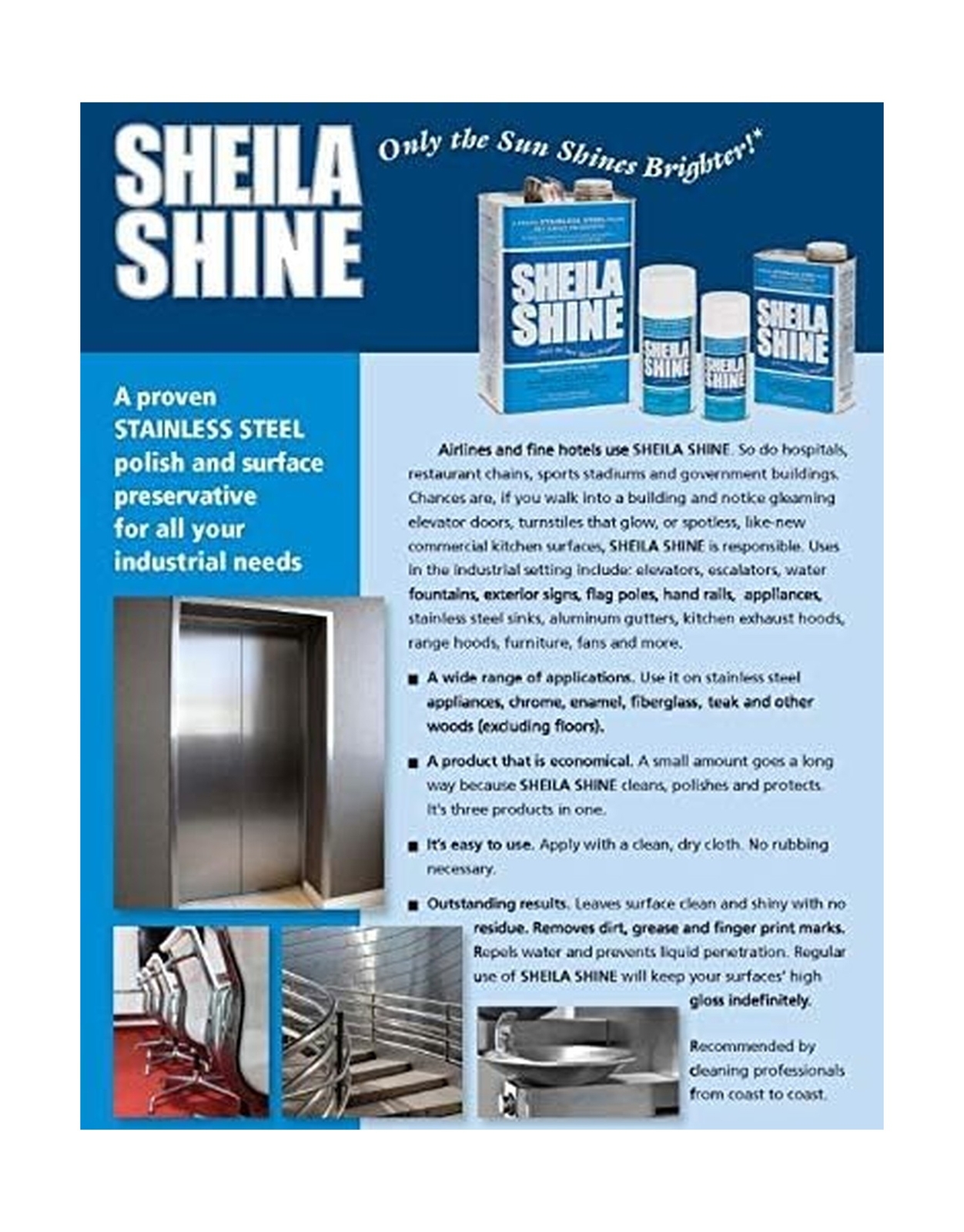 Sheila Shine Pack of 12 x 10 Oz Stainless Steel Polish & Cleaner | 12 x 10 oz…
