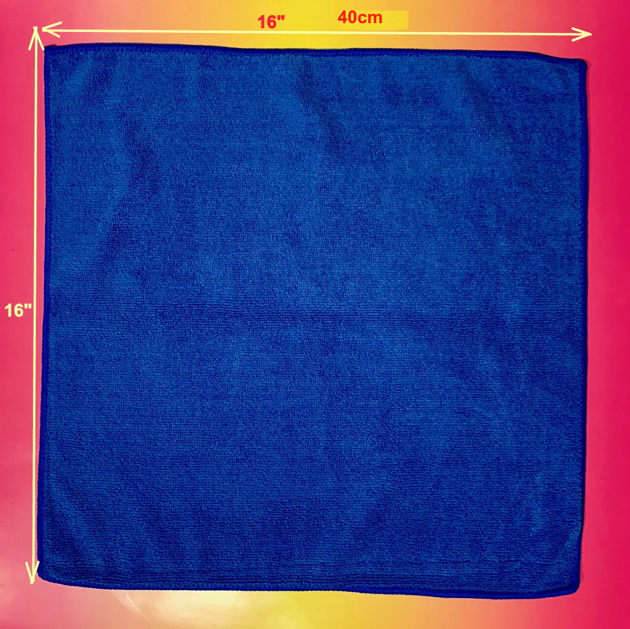 3 COLOR (16″X16″) MICROFIBER TOWELS CLOTH: CLEANING DETAILING POLISHING KITCHEN