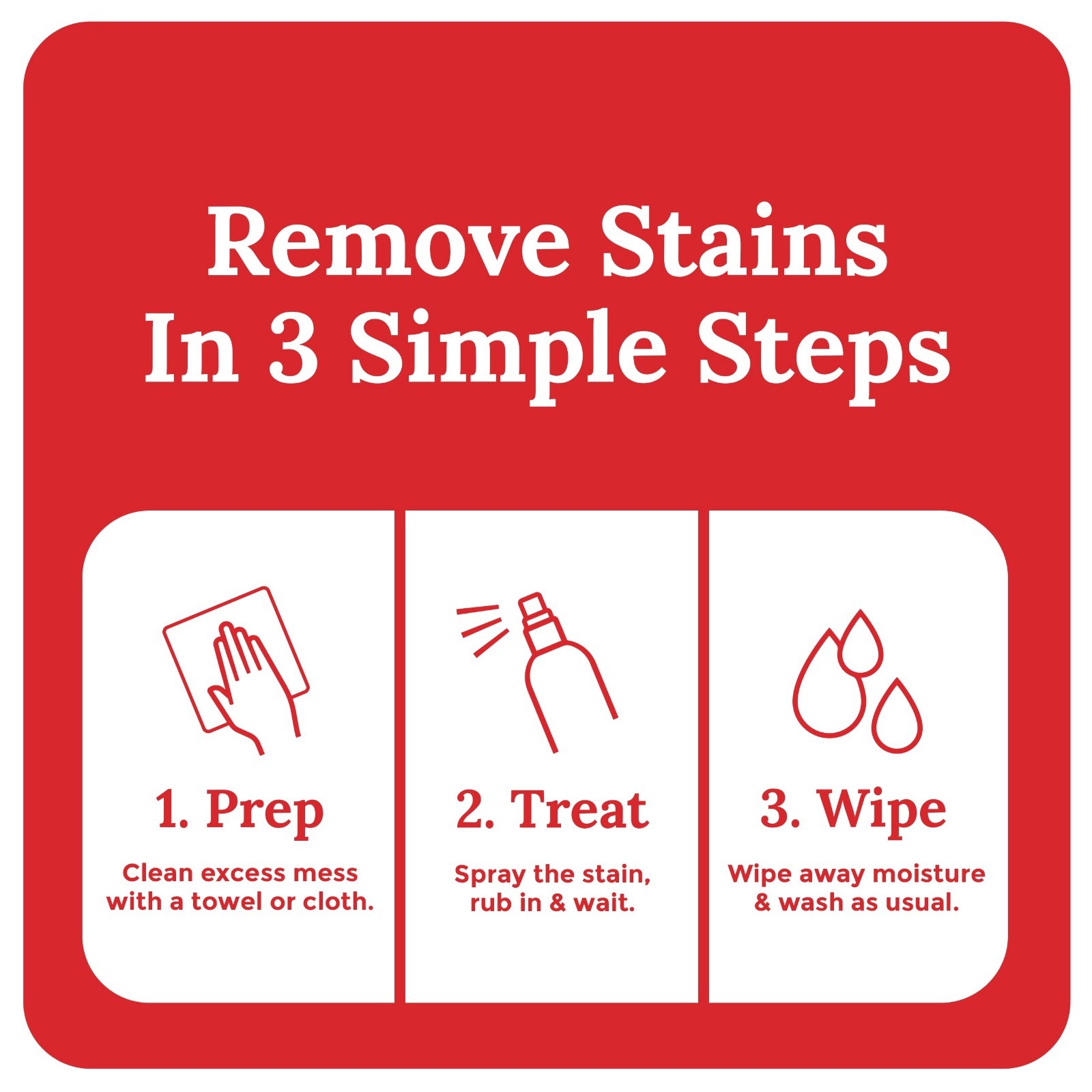 Stain Remover Spray for Carpet – Emergency Wine & Coffee Stain Cleaner 16oz