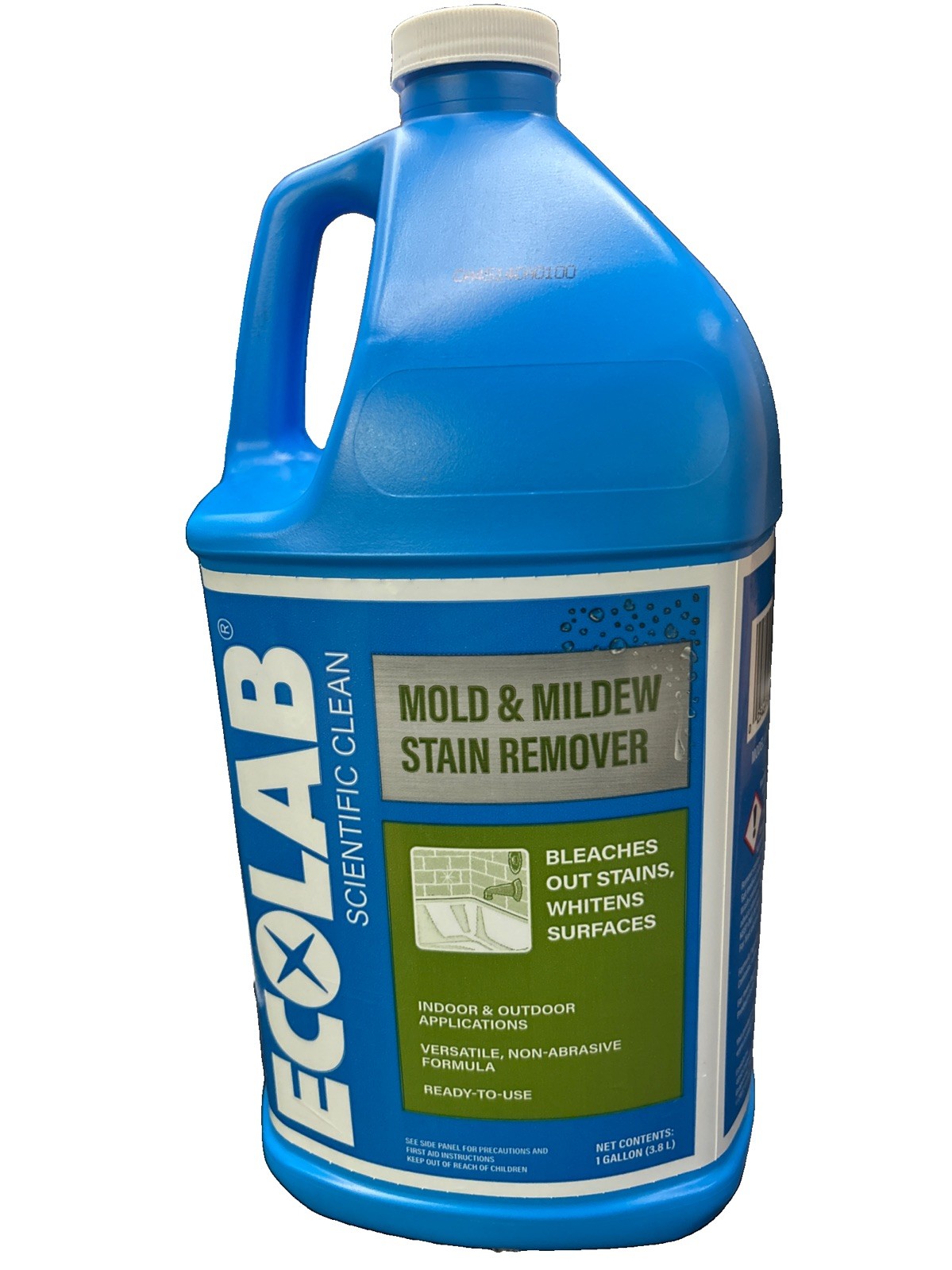 2 BTL ECOLAB Mold & Mildew Stain Remover, Indoor & Outdoor, Made In USA 2 Gallon