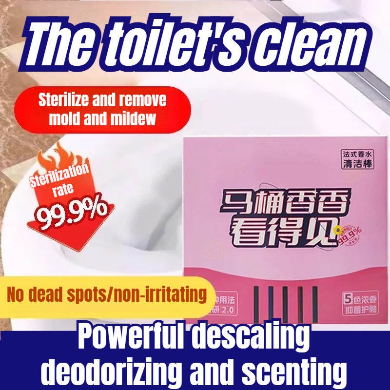 Multi-functional Deodorizing Toilet Cleaning Sticks,Automatic Long-Lasting Fresh