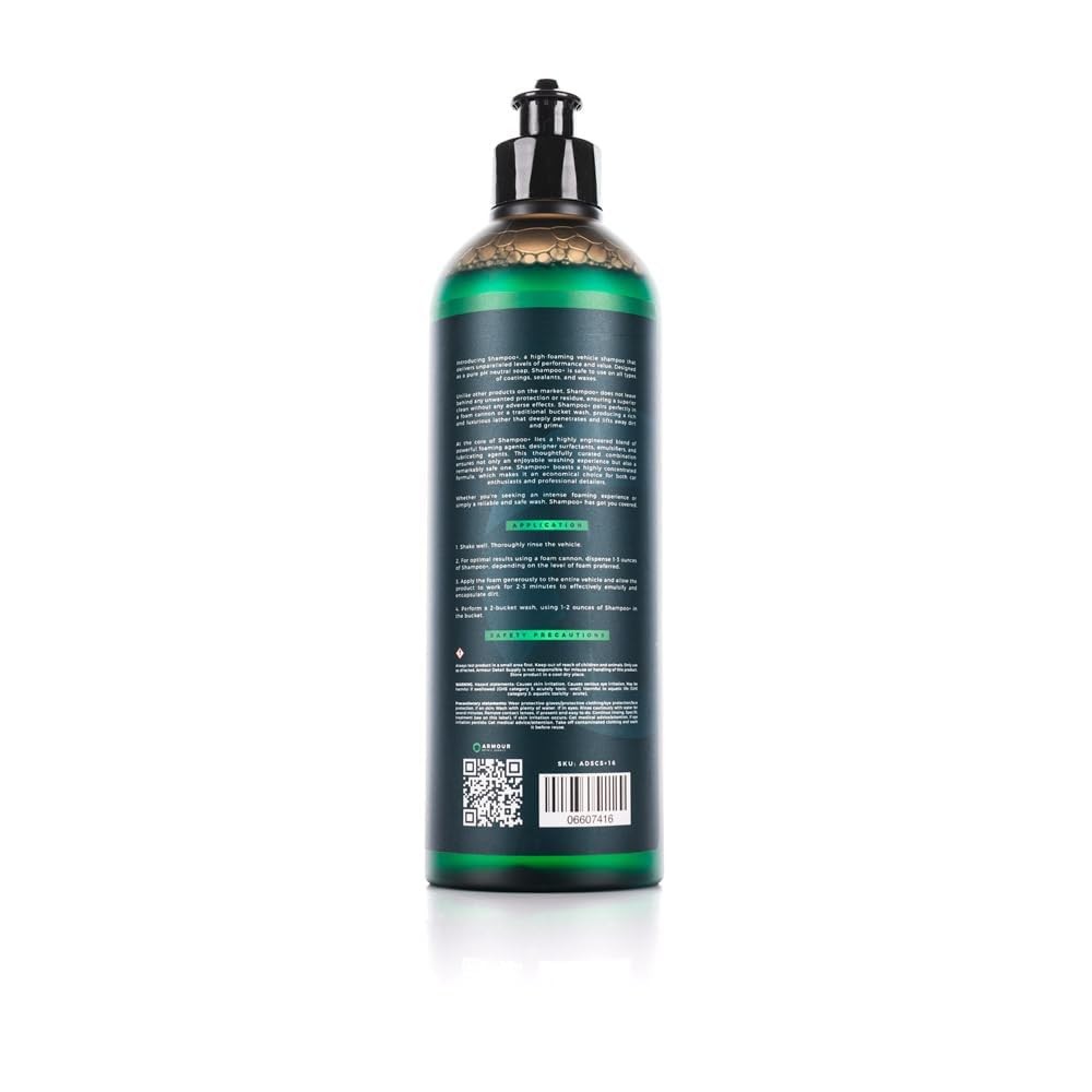Shampoo+ High-Foaming pH Neutral Shampoo, Professional Automotive Cleaning, C…