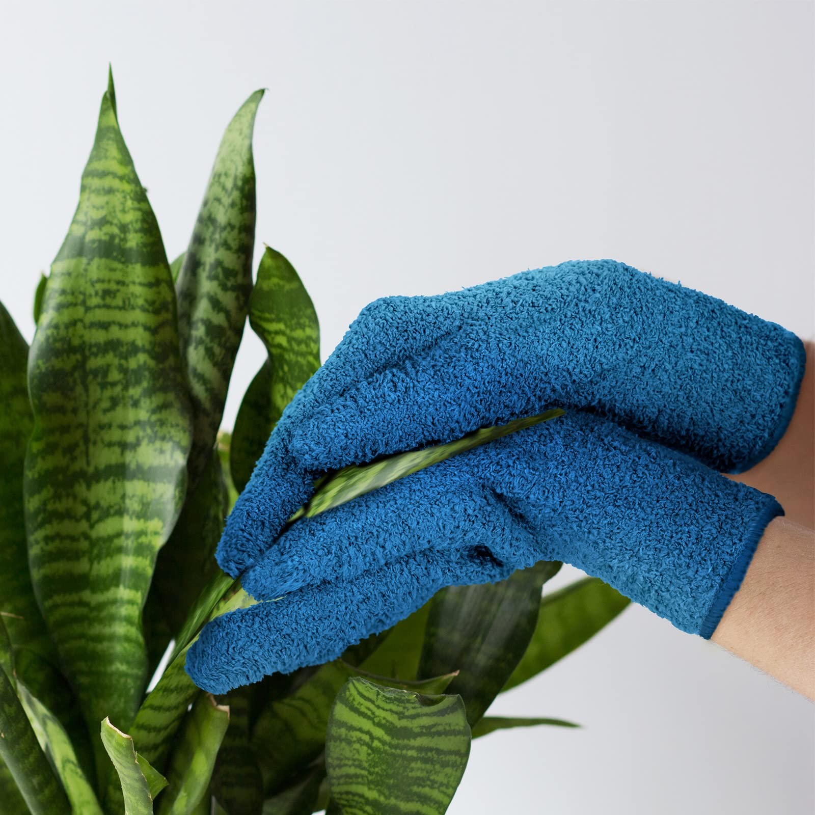 Bencailor 3 Pairs Microfiber Gloves 26 cm/ 10.24 inch, Purple, Blue, Rose Red