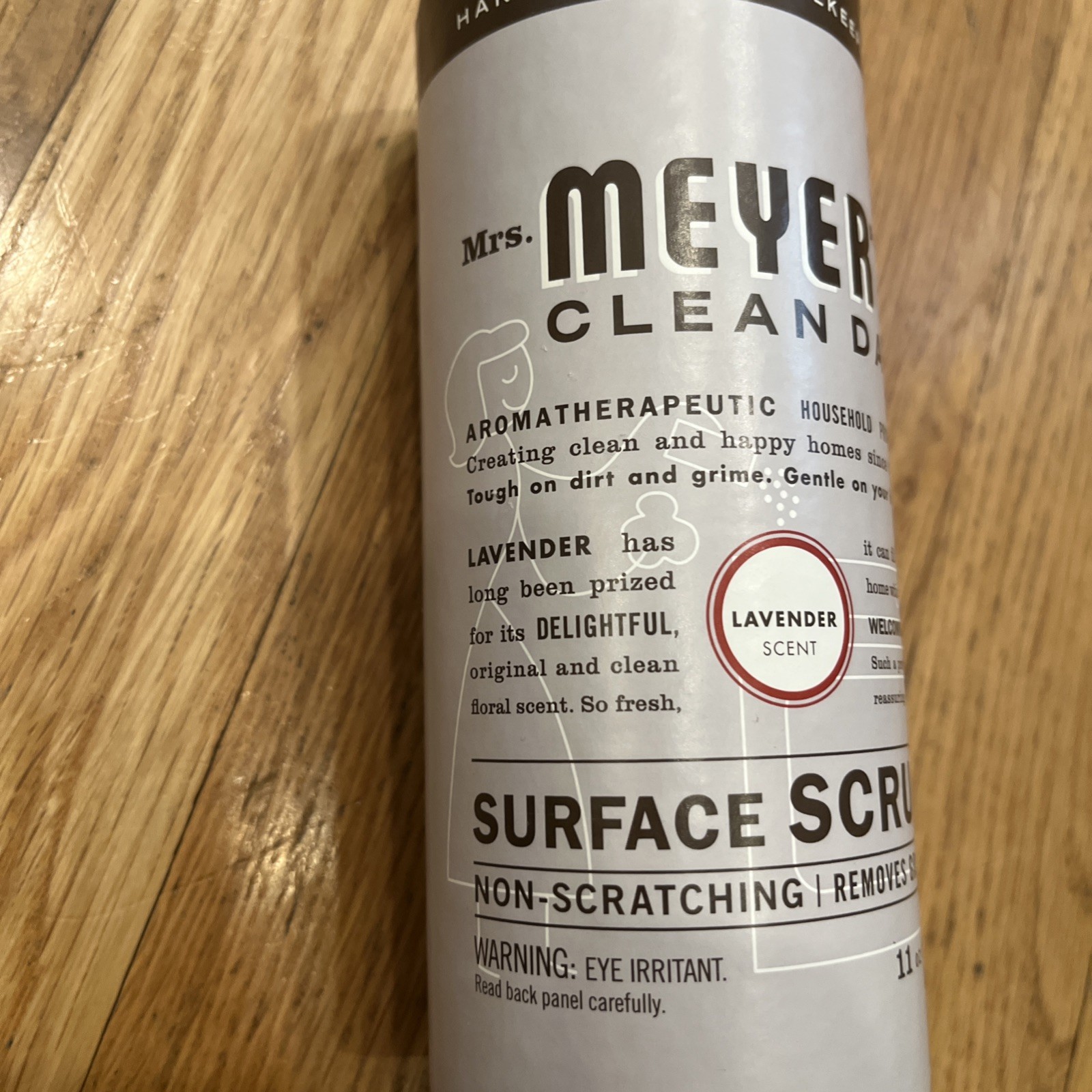 Mrs. Meyer’s Surface Scrub, Lavender, 11oz – Non Scratching | Removes Grease