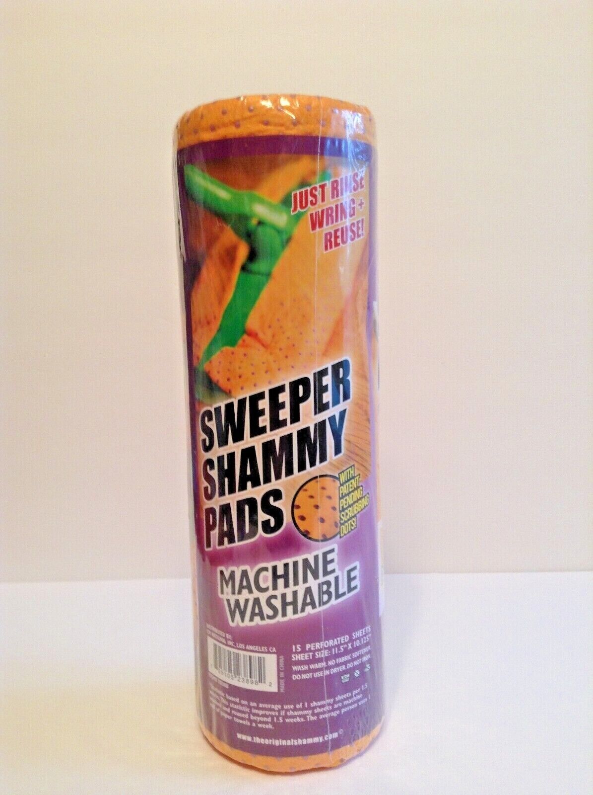 13-PACK Sweeper Shammy Pads Machine Washable 196 count REUSABLE MACHINE WASHABLE