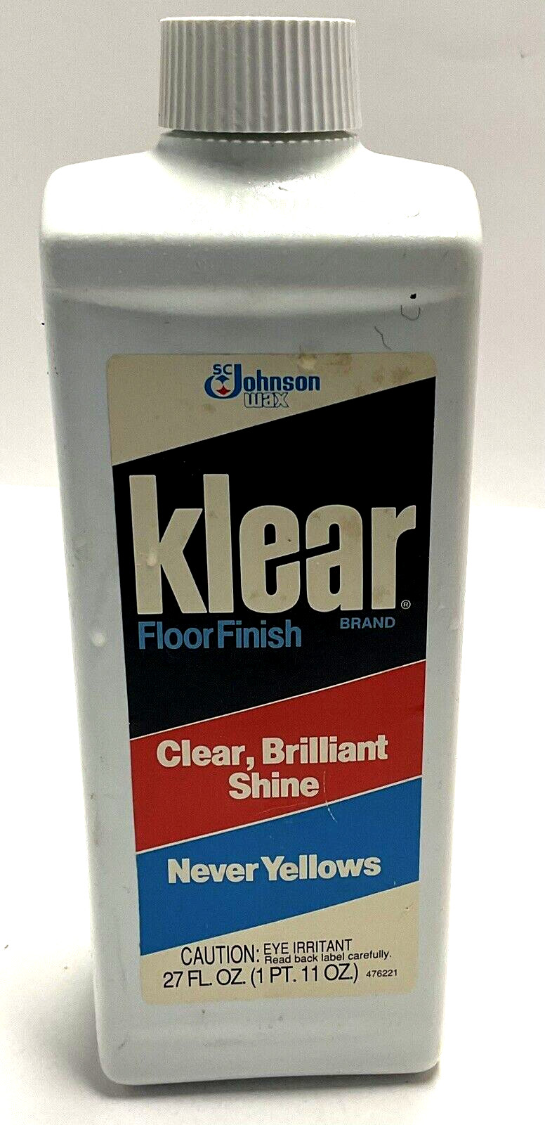 NEW SC Johnson Vintage Klear Floor Finish 27oz. 1984 No Buff Shine Movie Prop