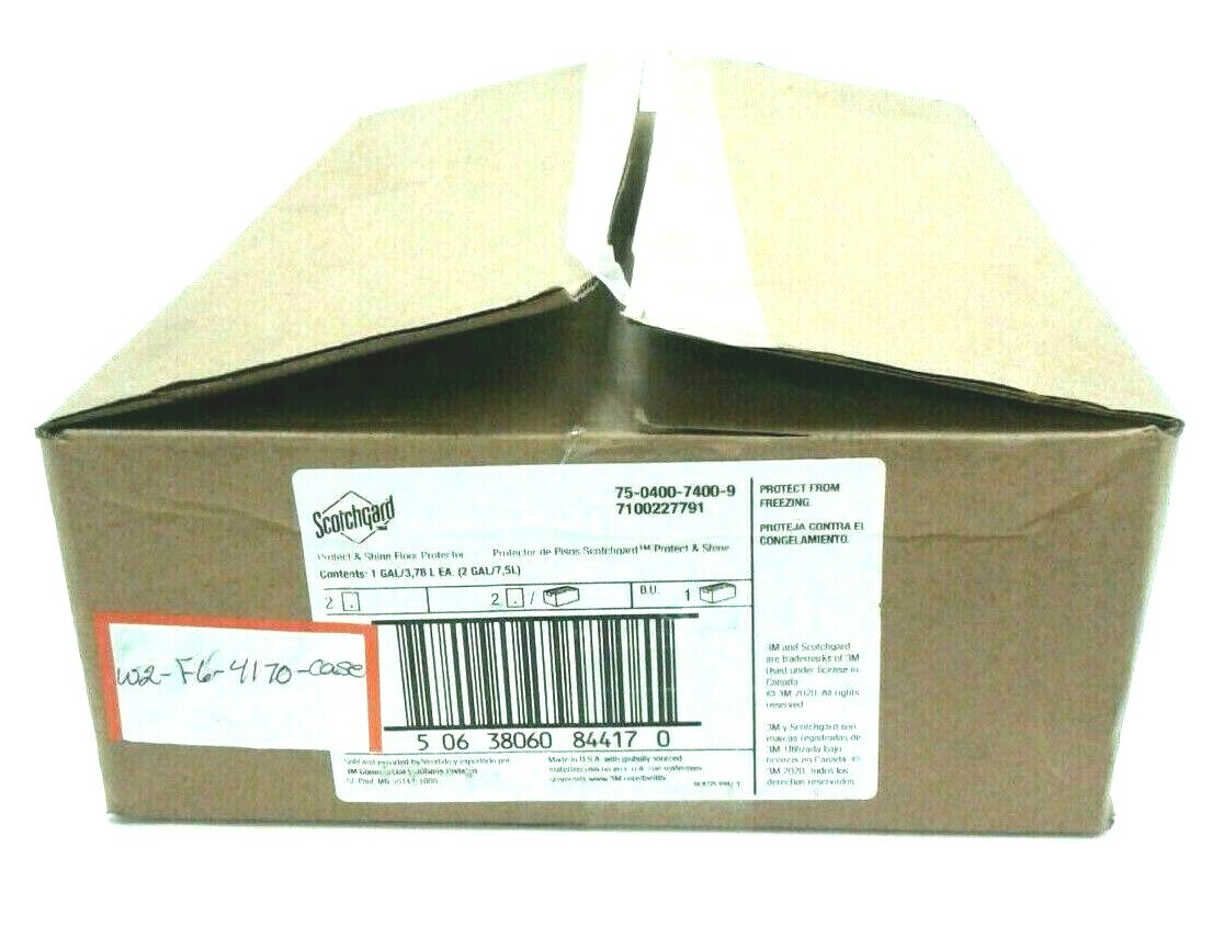 Scotchgard 75-0400-7400-9 Protect & Shine Floor Protector, Pk 2 (Each Bag 1 Gal)