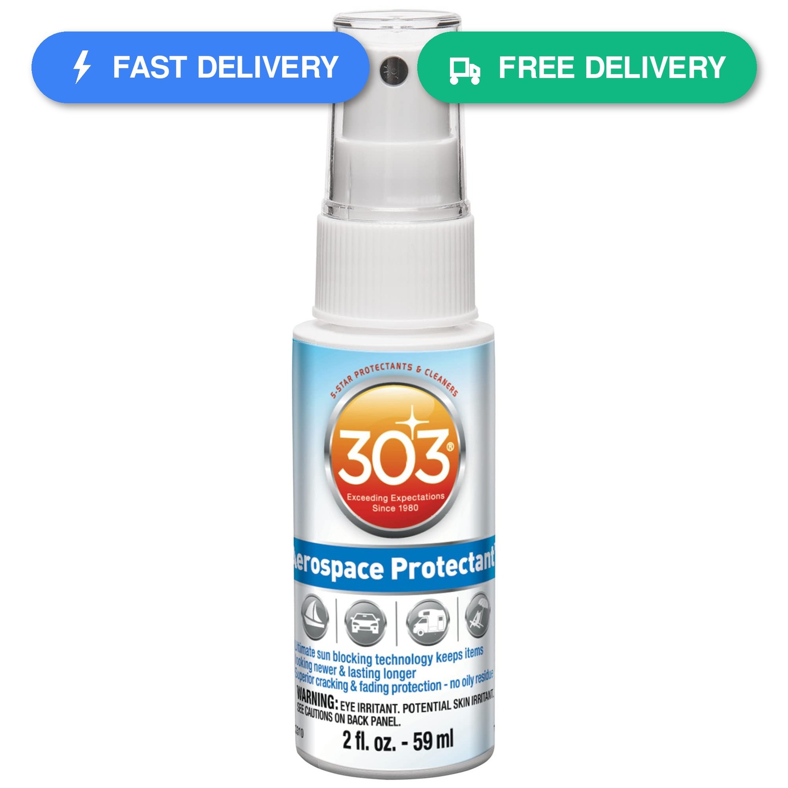 303 Products Aerospace Protectant UV Protection Repels Dust Stains Matte Finish