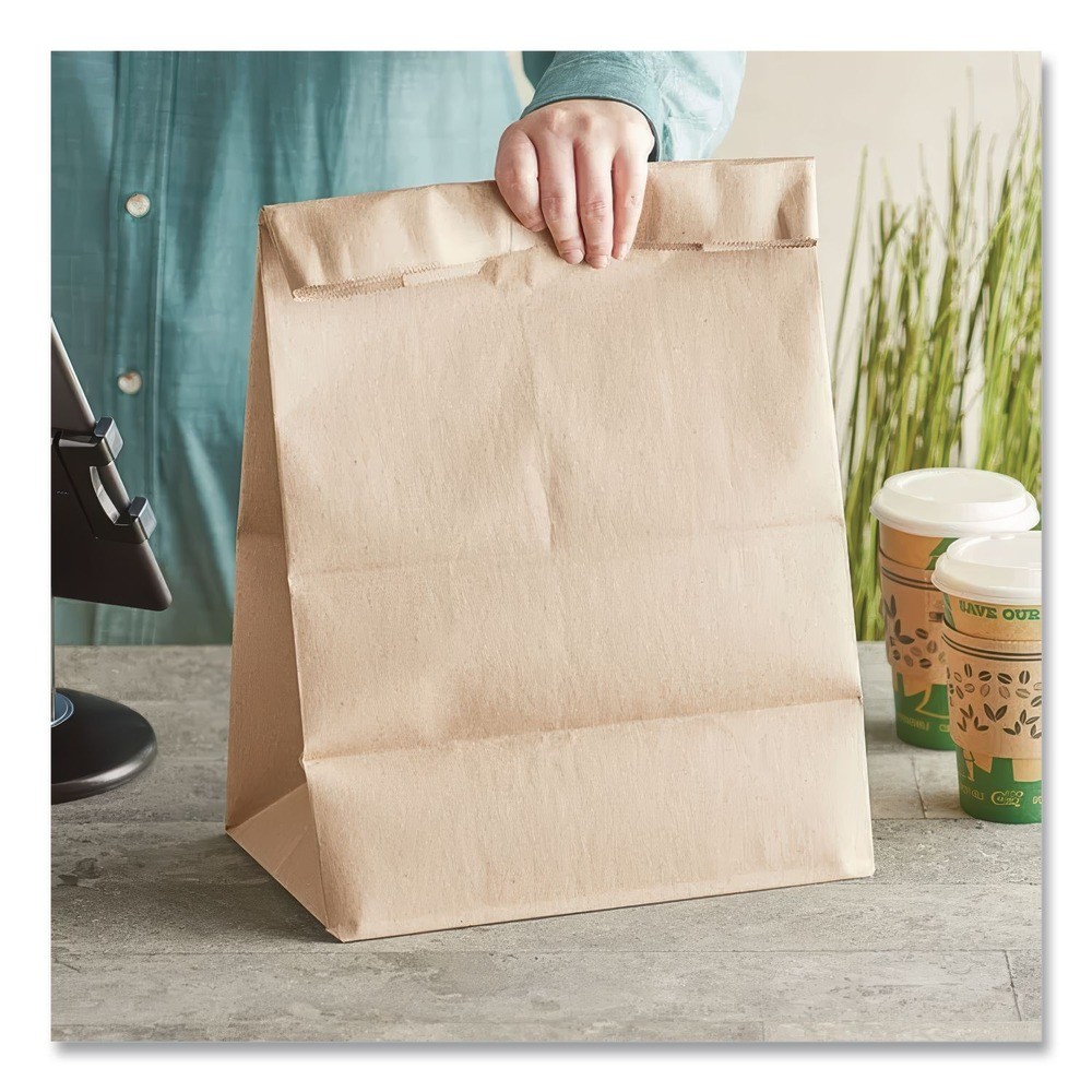 General SK164040 1/6 BBL Grocery Paper Bags – Kraft (400 Bags/CT) New
