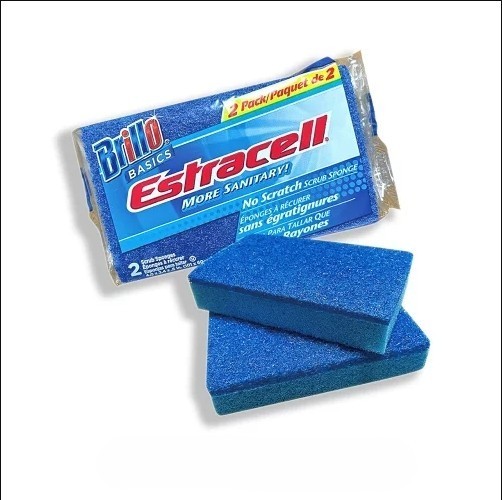 Brillo Oven & Grill Cleaner (2x 12oz) + Sponge Set | 3-Piece Heavy Duty Cleaning