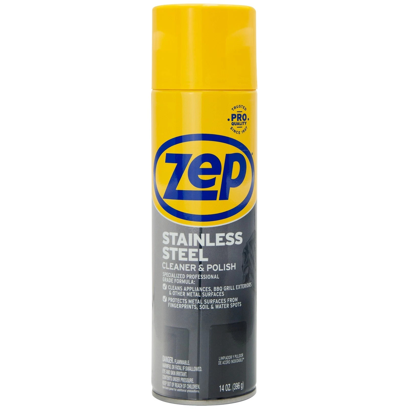 Zep Stainless Steel Cleaner and Polish – case of (4) 14oz