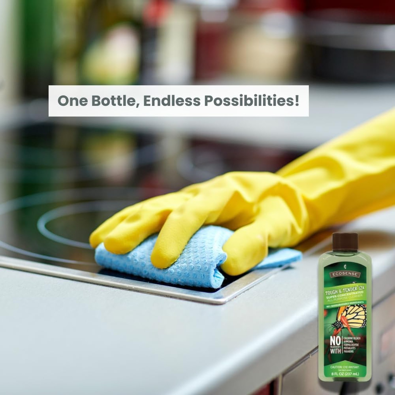 All Purpose Cleaner Concentrated Eco-Friendly 8 Fl Oz Pack of 1 Safe Chemical