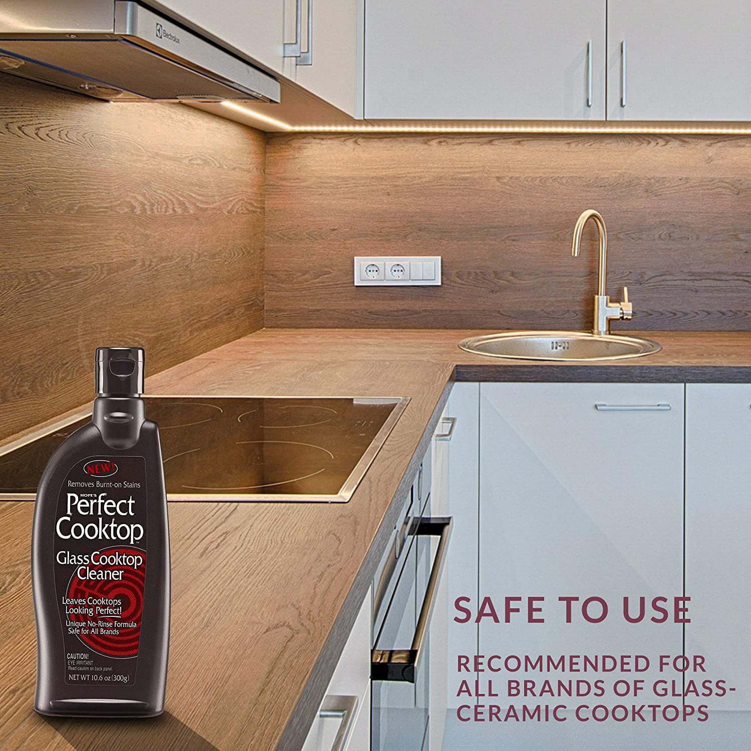 HOPE’S PERFECT GLASS CERAMIC COOKTOP Smoothtop Ranges Gentle No-Rinse CLEANER