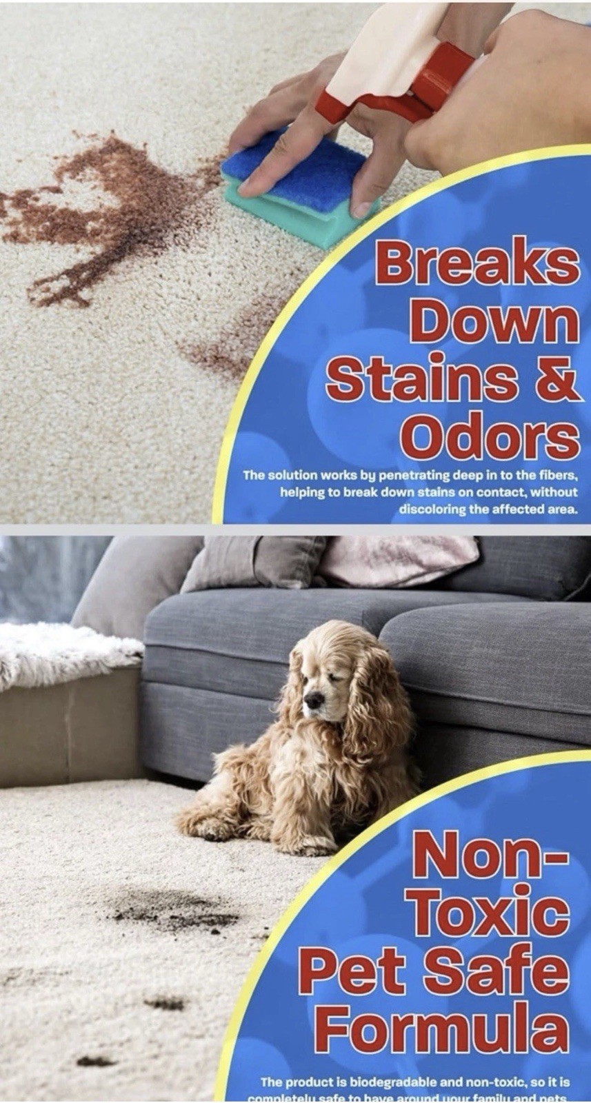 32 Fl Oz | Advanced, Eco-Friendly Multi Surface Stain Removal | 2-Pack