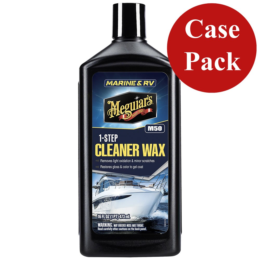 Meguiar’s Boat/RV Cleaner Wax – 16 oz – *Case of 6*