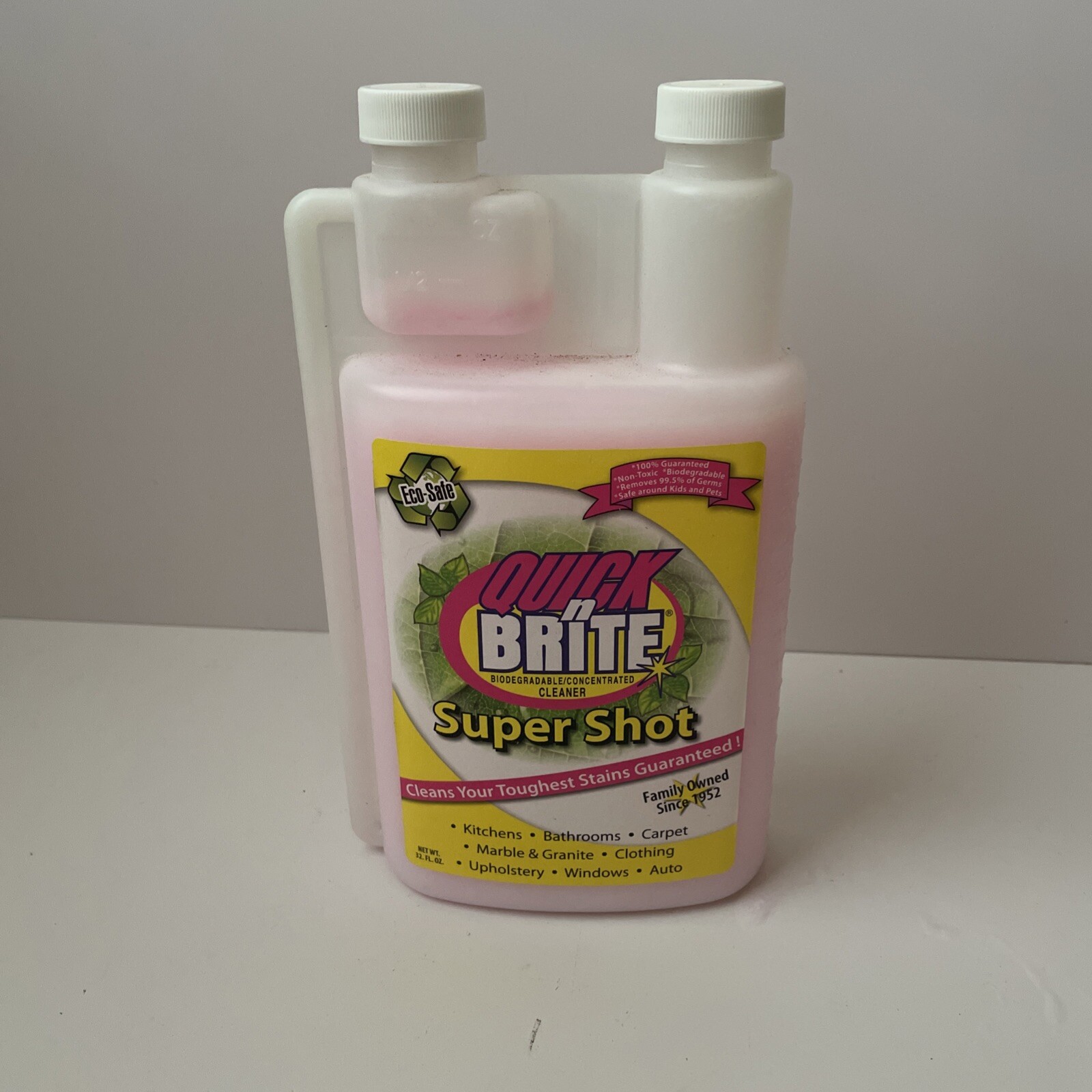 Quick N Brite Super Shot Cleaner All Purpose Concentrate Biodegradable