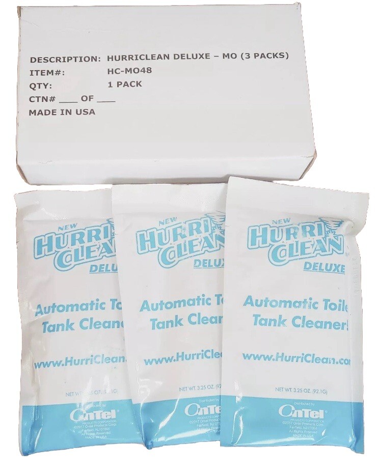 HurriClean 13 oz. Automatic Toilet Tank All-Purpose Cleaner (3-Pack)