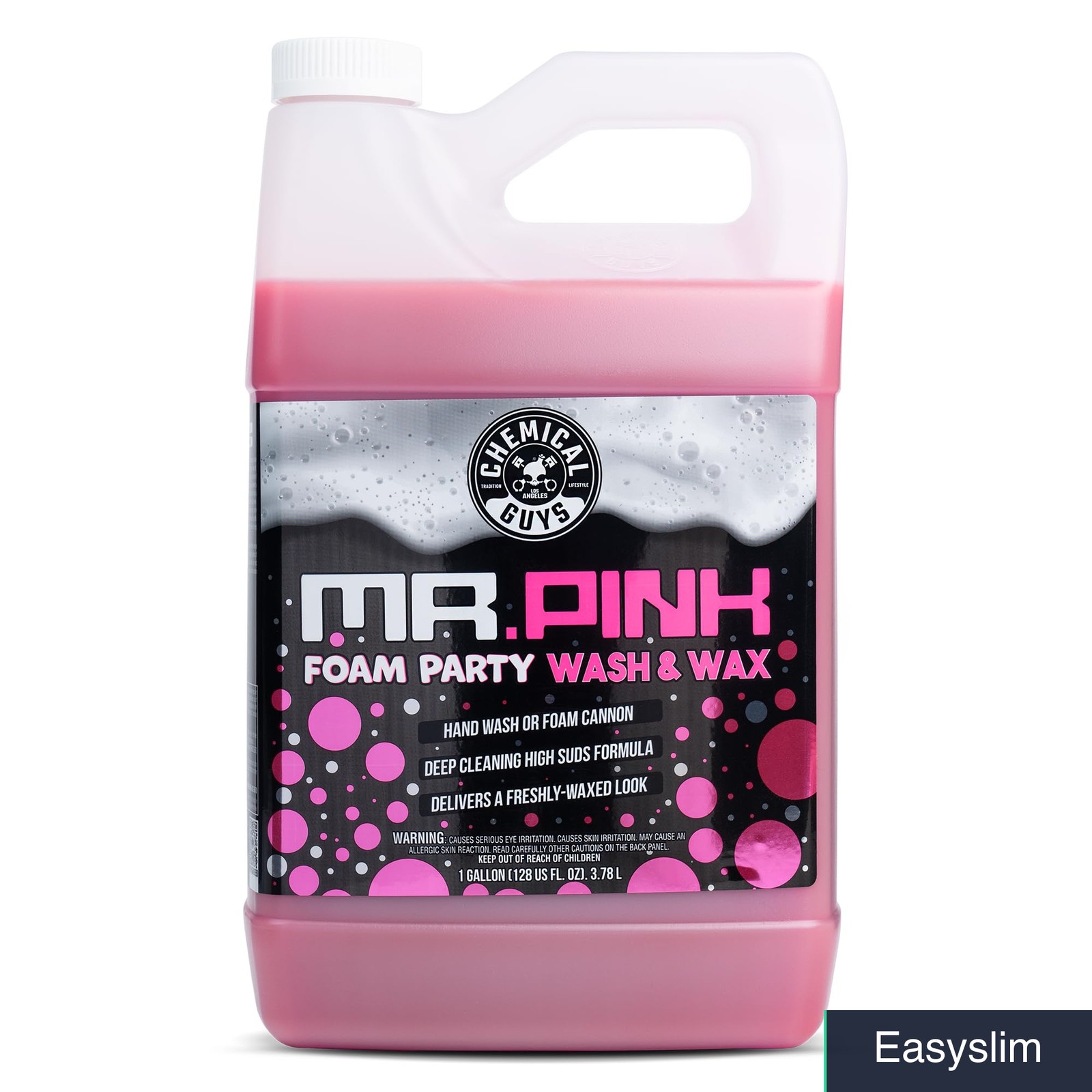 Car Wash Soap 128 oz Wax High-Foaming Tangerine Scent Safe Paint Clear Coat