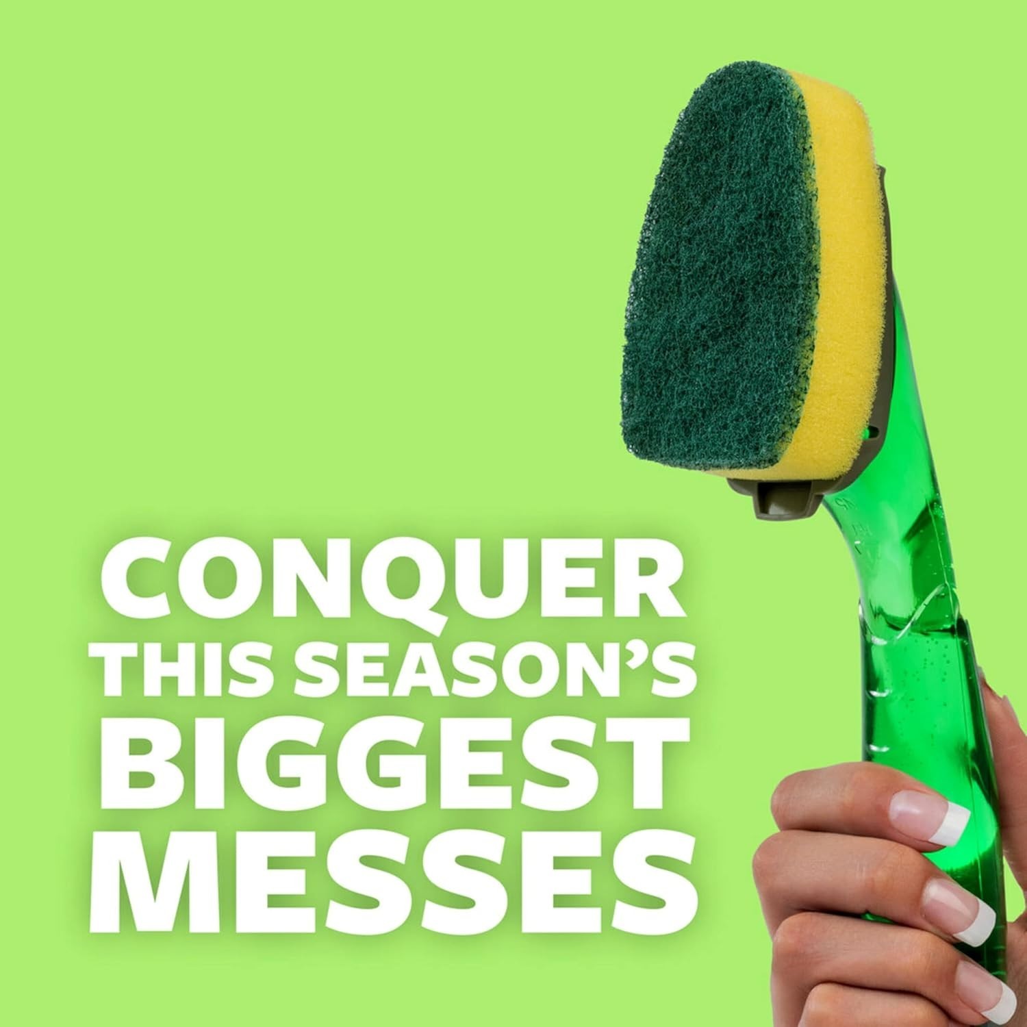 Heavy Duty Dishwand Refills – 14 Recycled Eco-Sponges for Mess-Free Cleaning