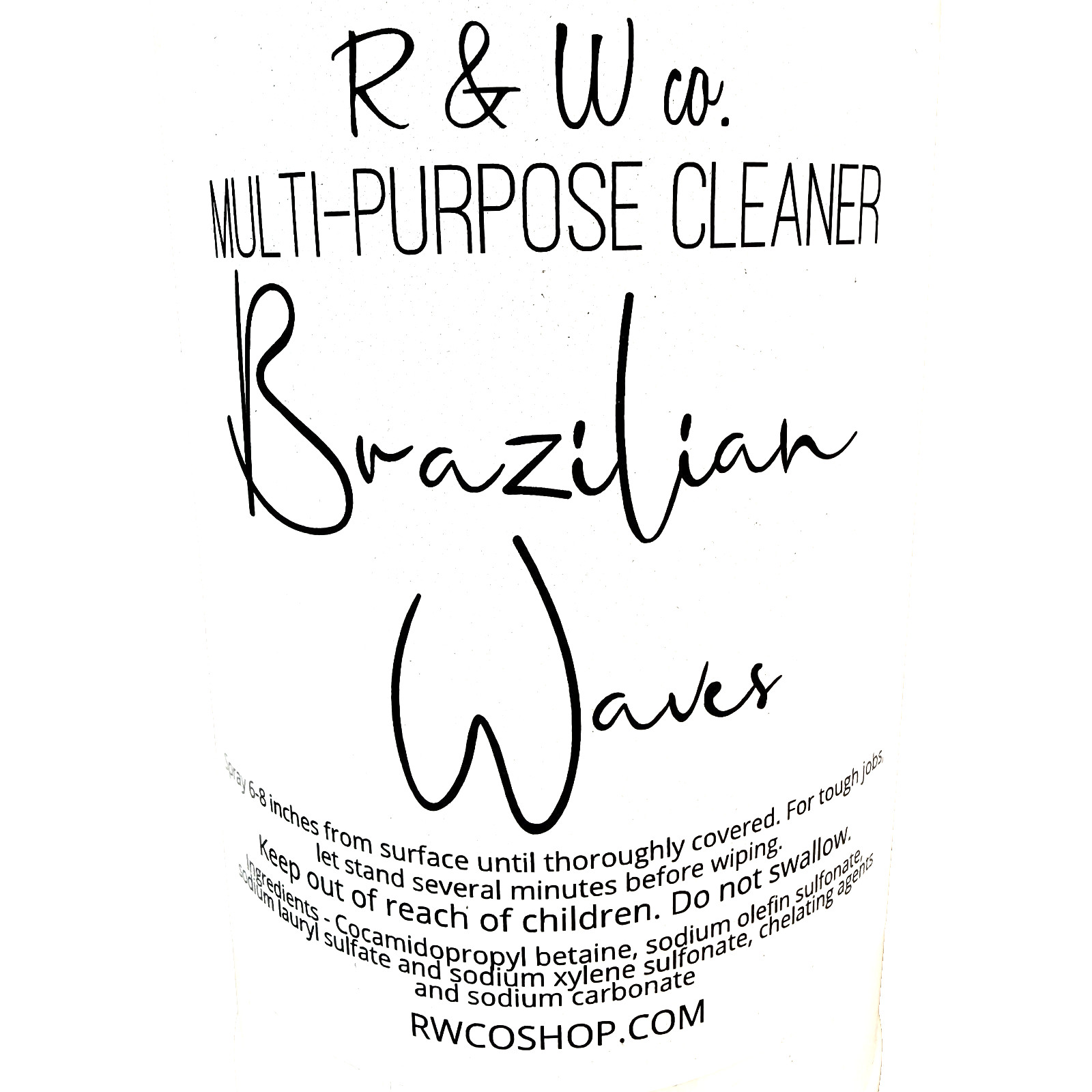 R&W Co. 32oz Multi-Purpose Cleaner – Brazilian Waves Scented