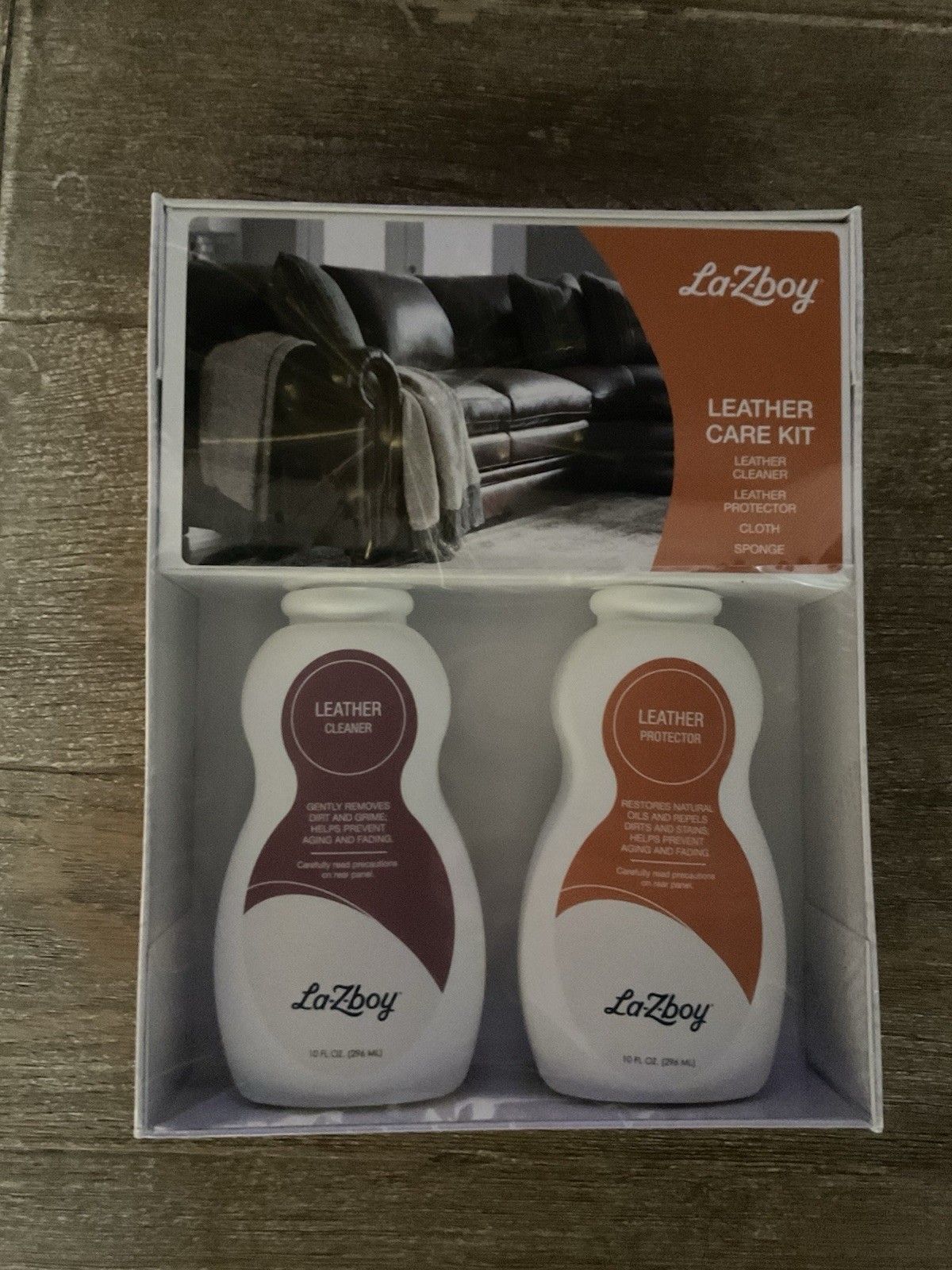 La-Z-boy Leather Care Kit Cleaner & Protector 10 fl oz Bottles Sealed NEW