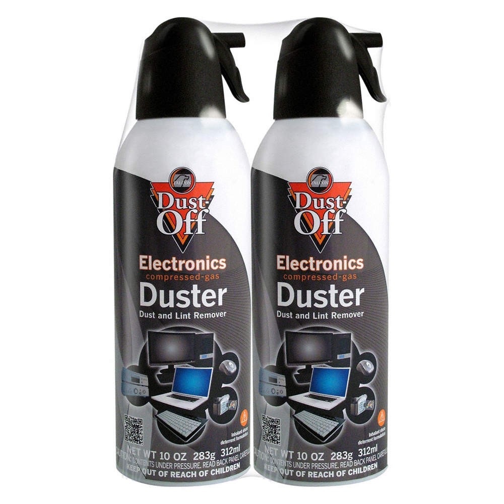DUST-OFF DSXLP Aerosol Duster, 10 oz Container,PK2 40KJ50