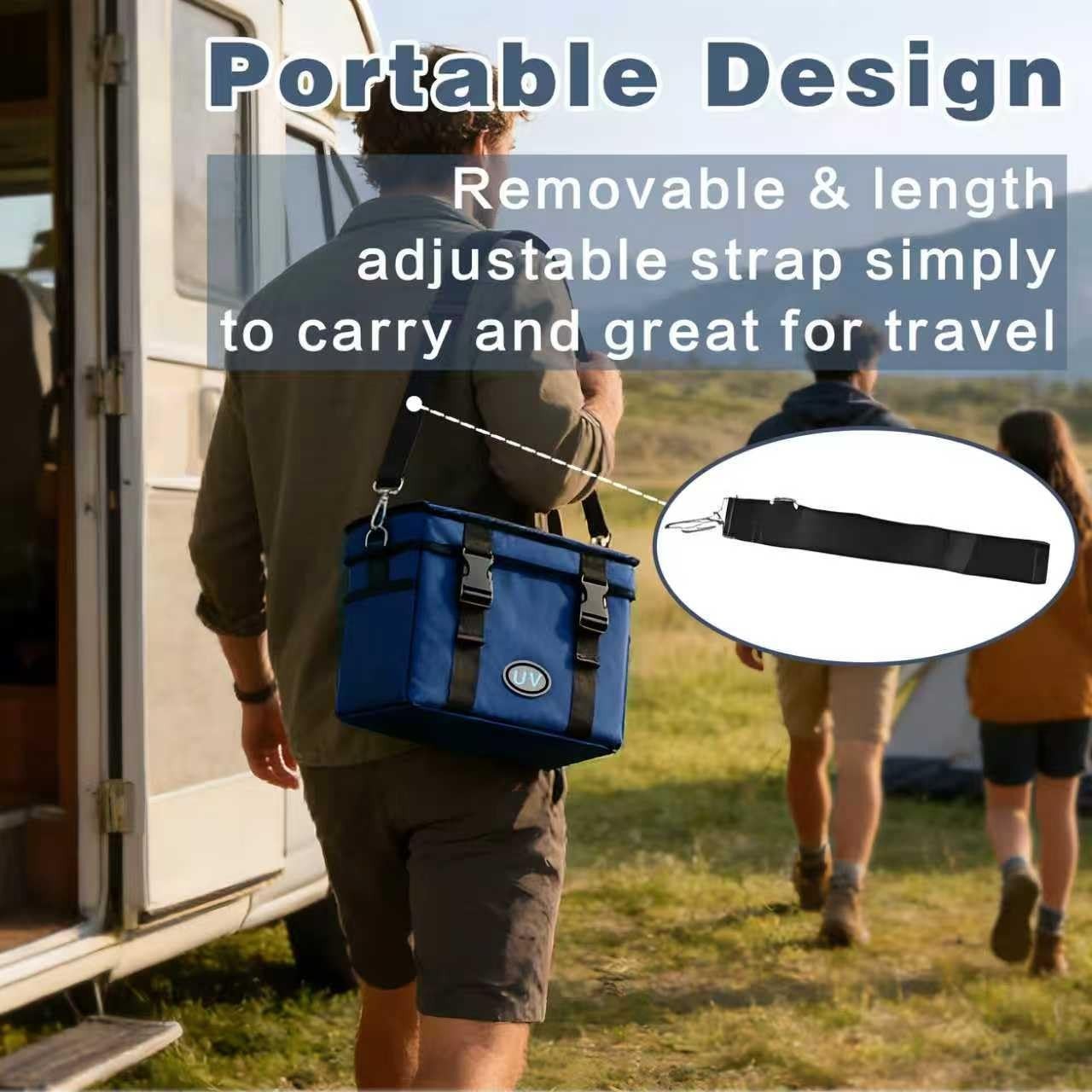 12L UV Sanitizer Box, Portable Sanitizing and Cleaning Machine with 3-Level T…