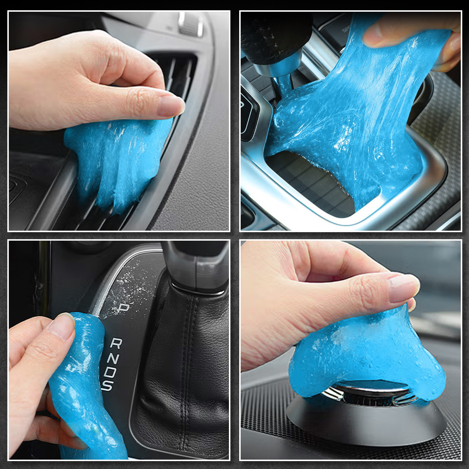 2 Piece Cleaning Gel Jelly Multi Purpose Detailing Tool Dust Home Car Keyboard